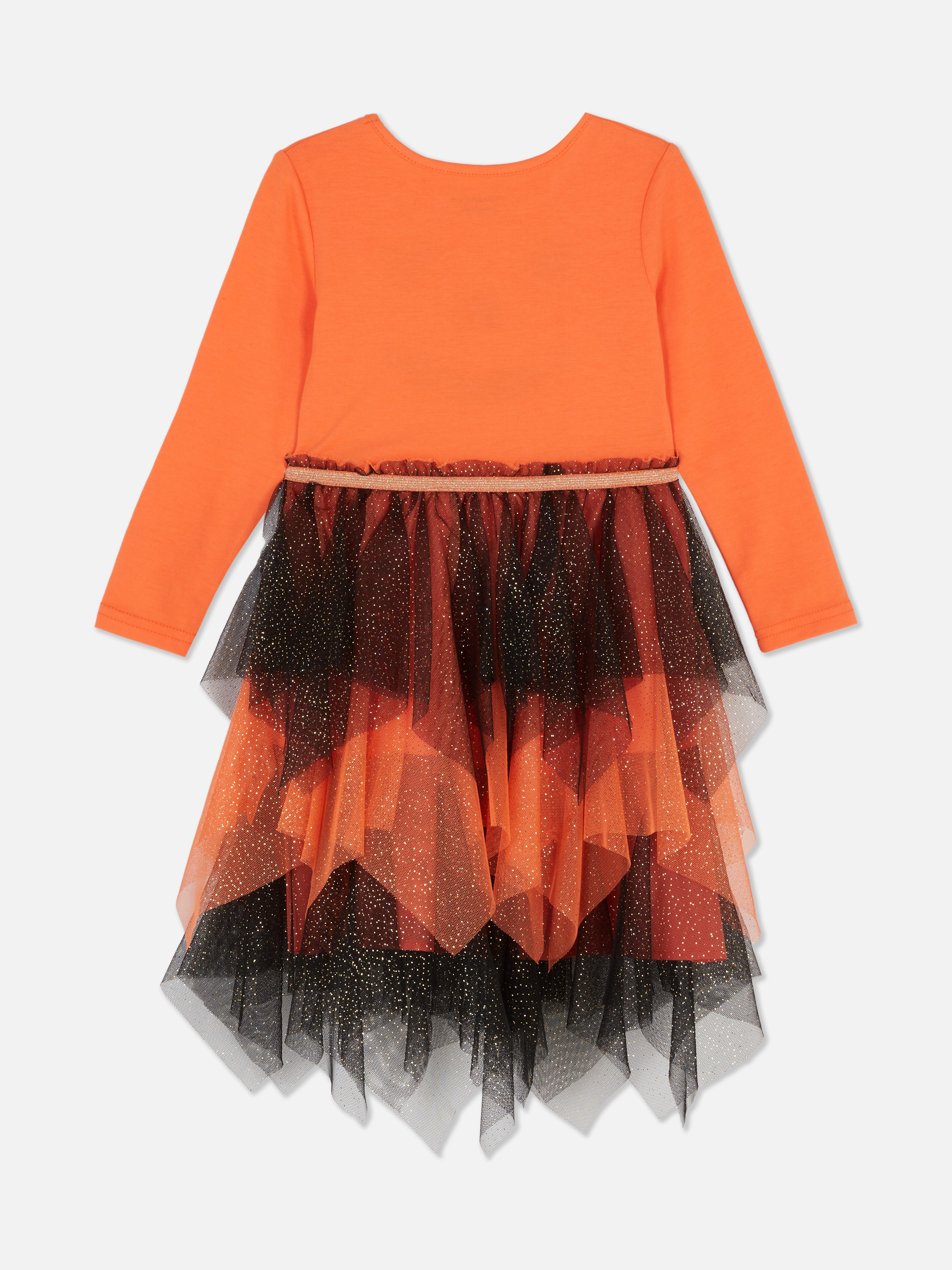 1.5-8yrs | Halloween Pumpkin Tutu Dress