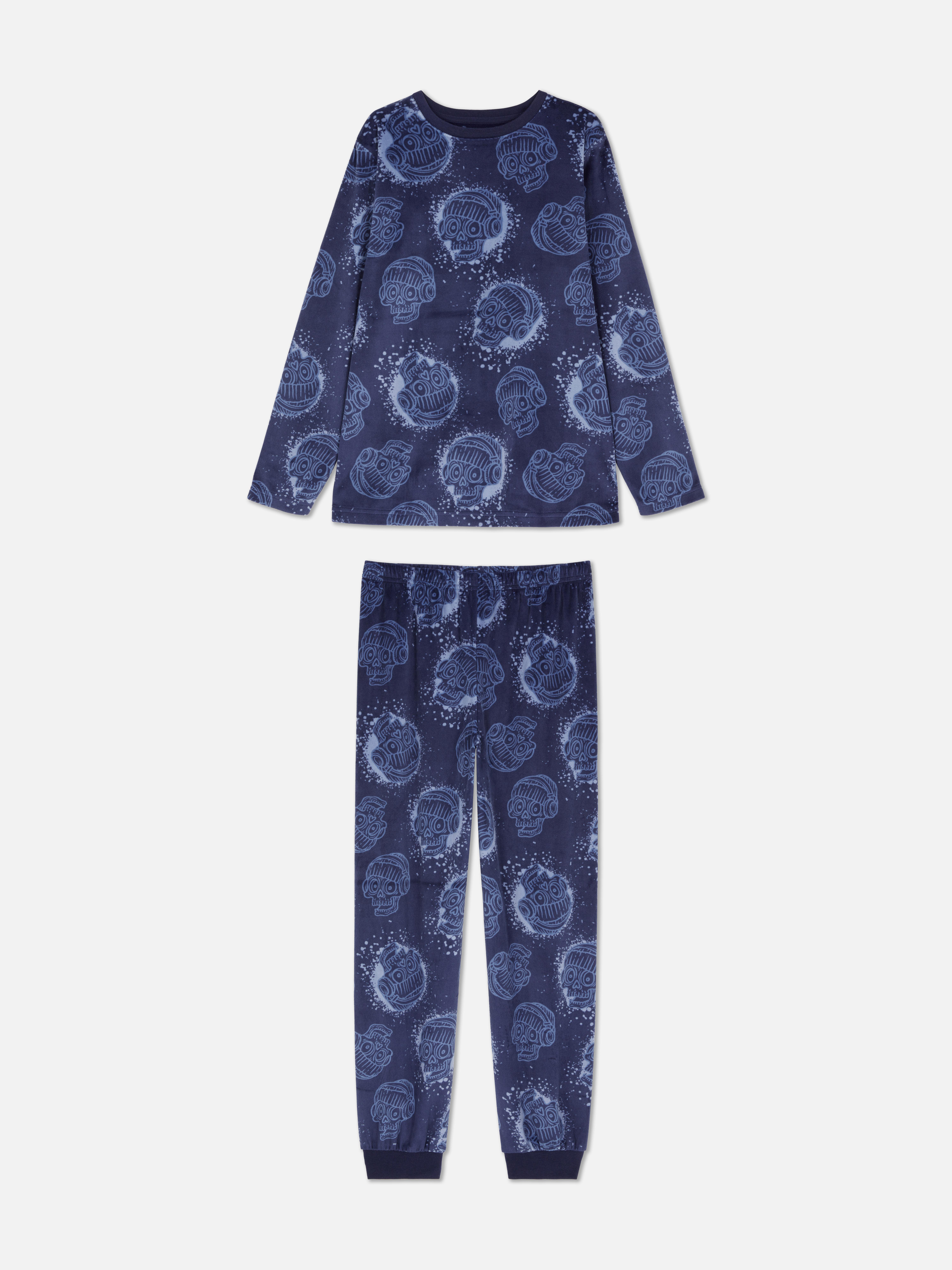 7-15yrs | Skull Graphic Cosy Pyjamas