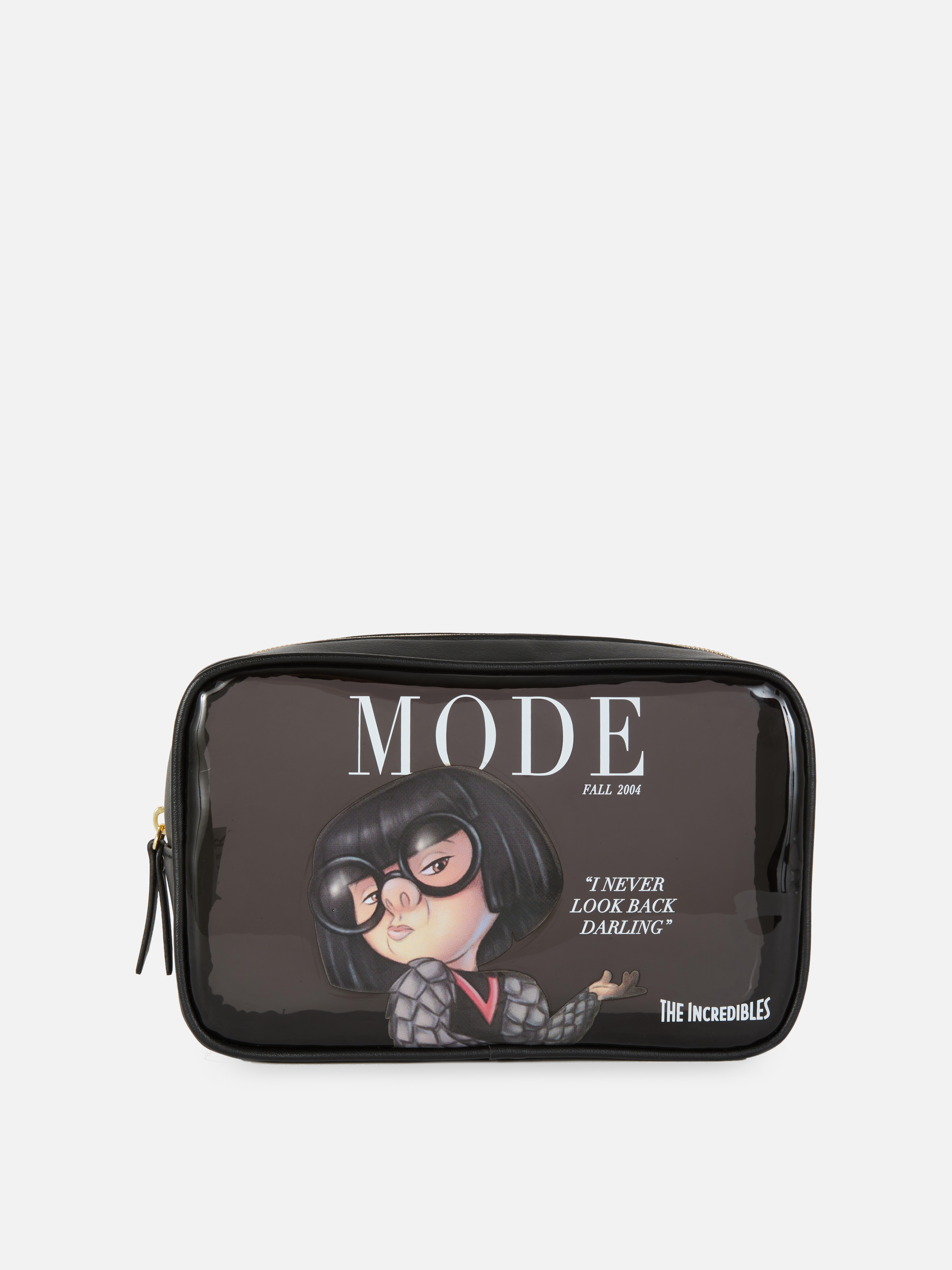 Bolsa maquilhagem transparente Disney Os Incríveis Edna
