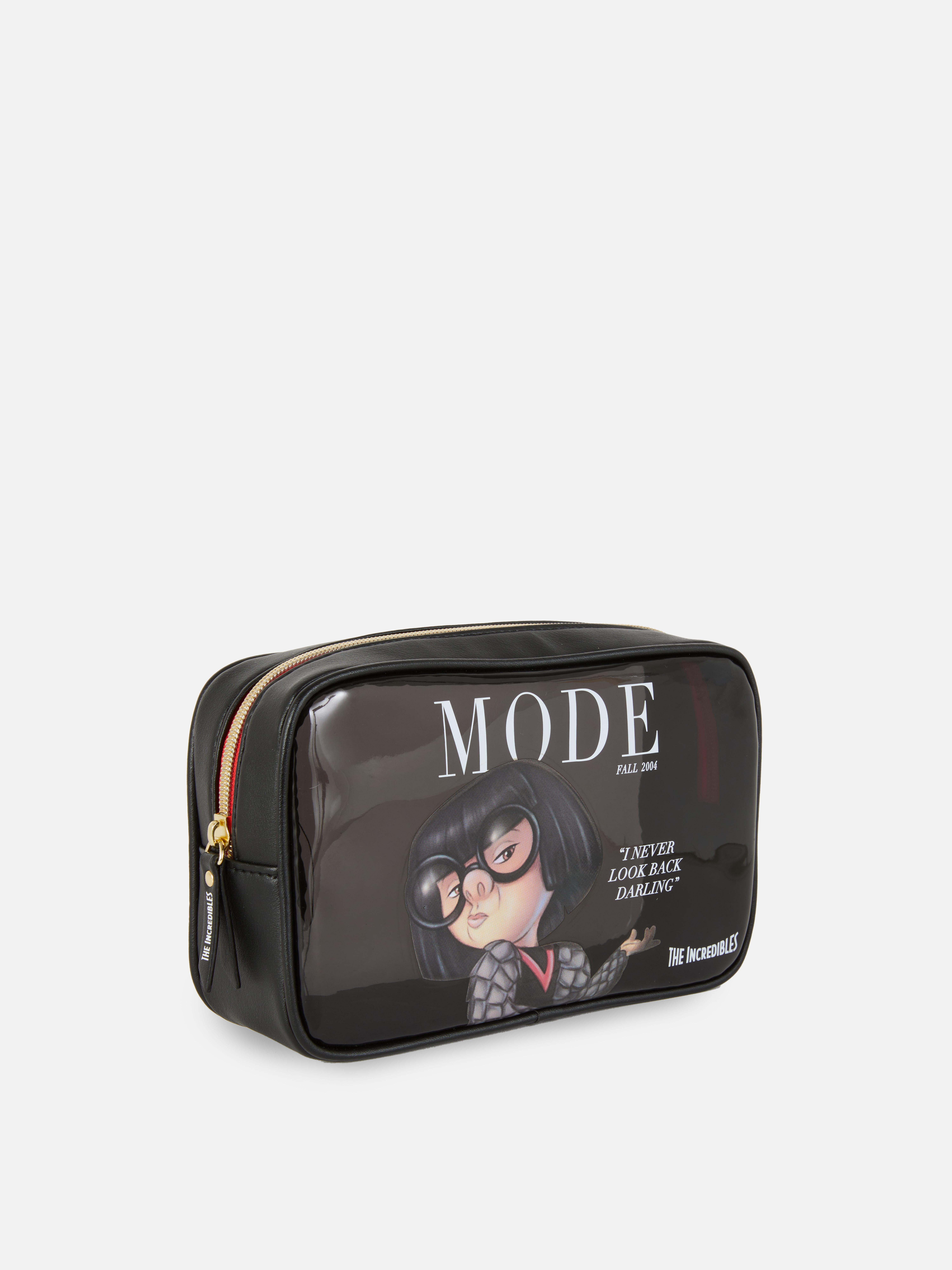Bolsa maquilhagem transparente Disney Os Incríveis Edna
