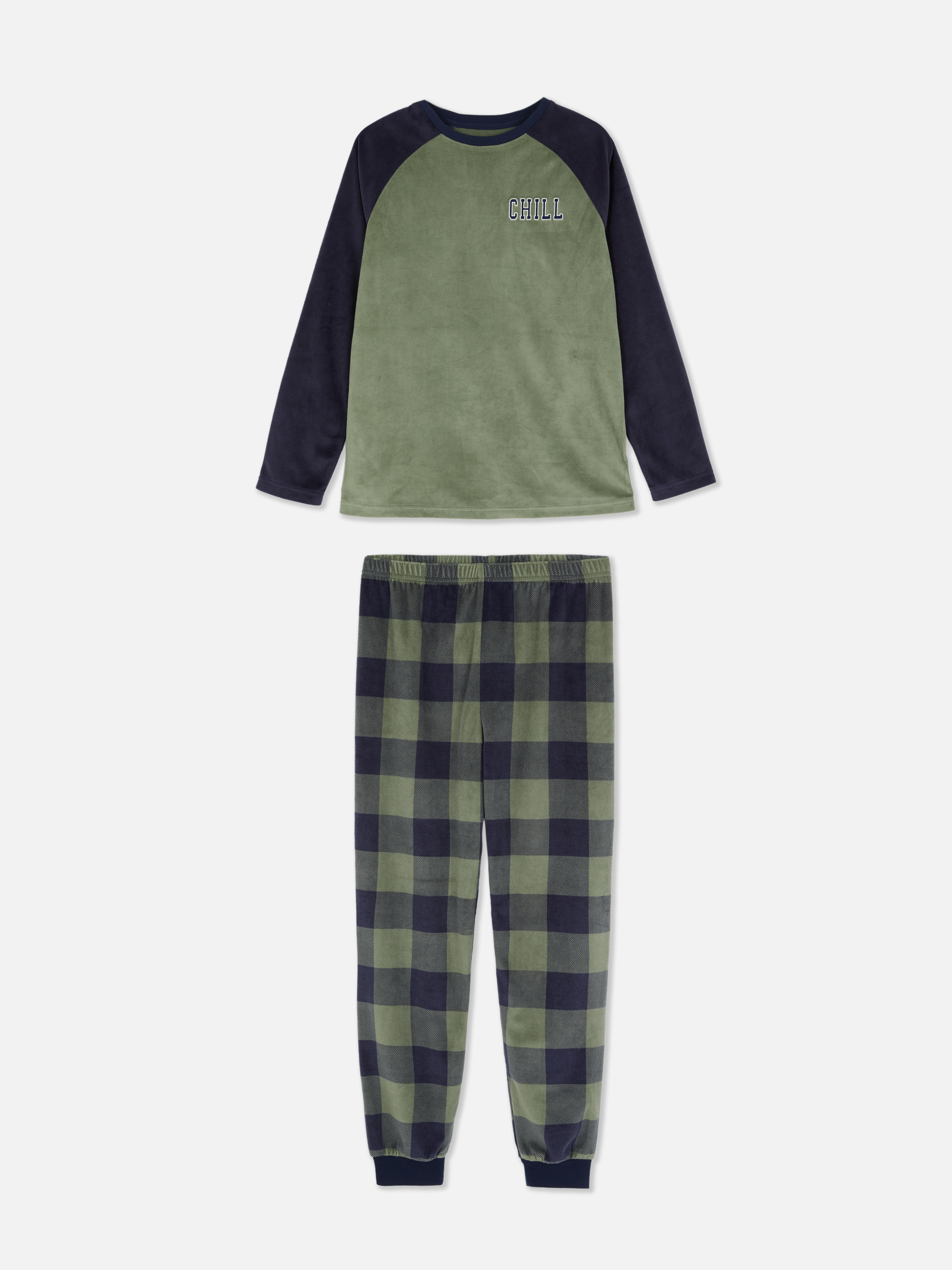 7-15yrs | Check Cosy Pyjamas