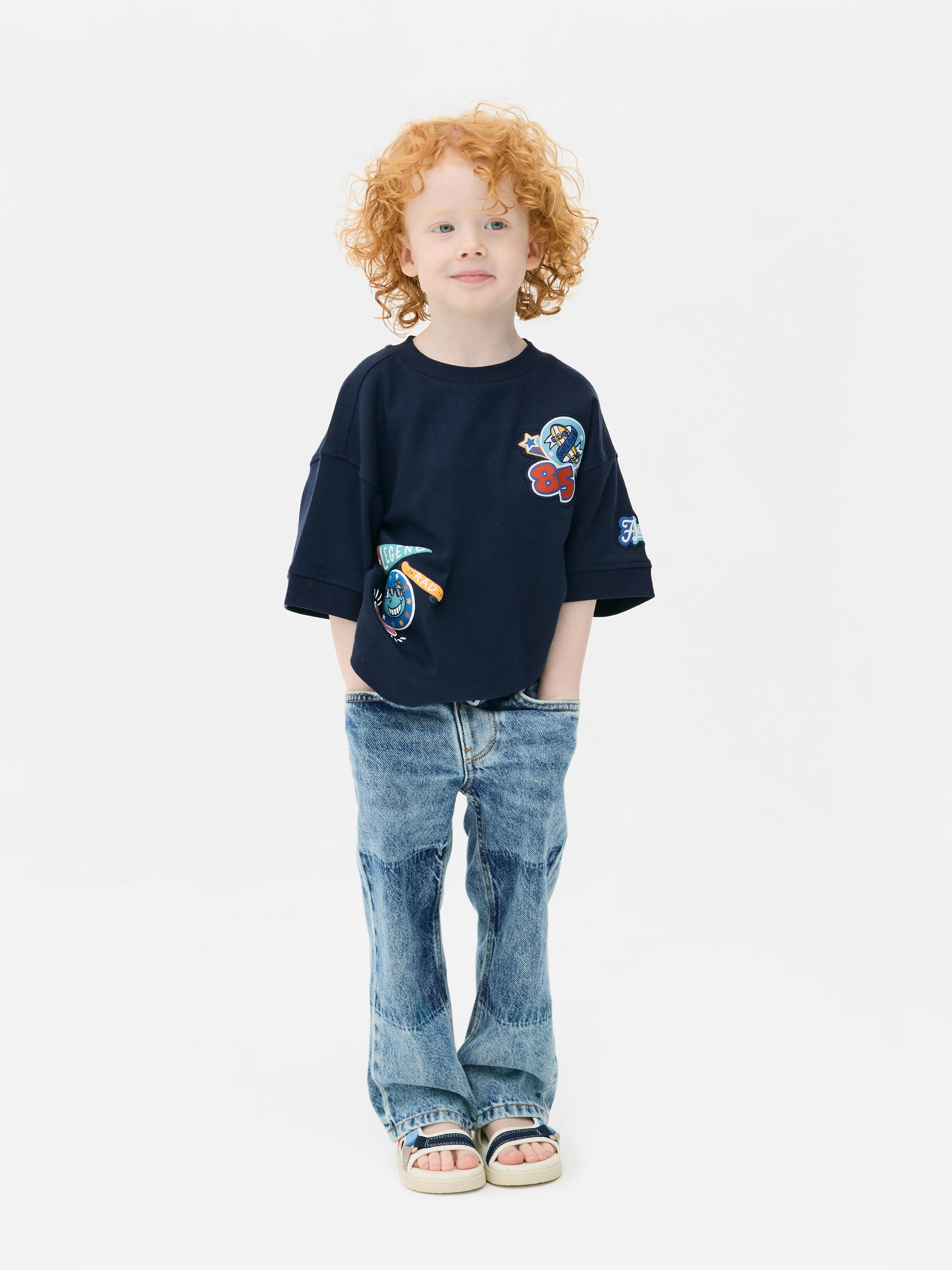 1,5-8 jr | T-shirt met collegeprints