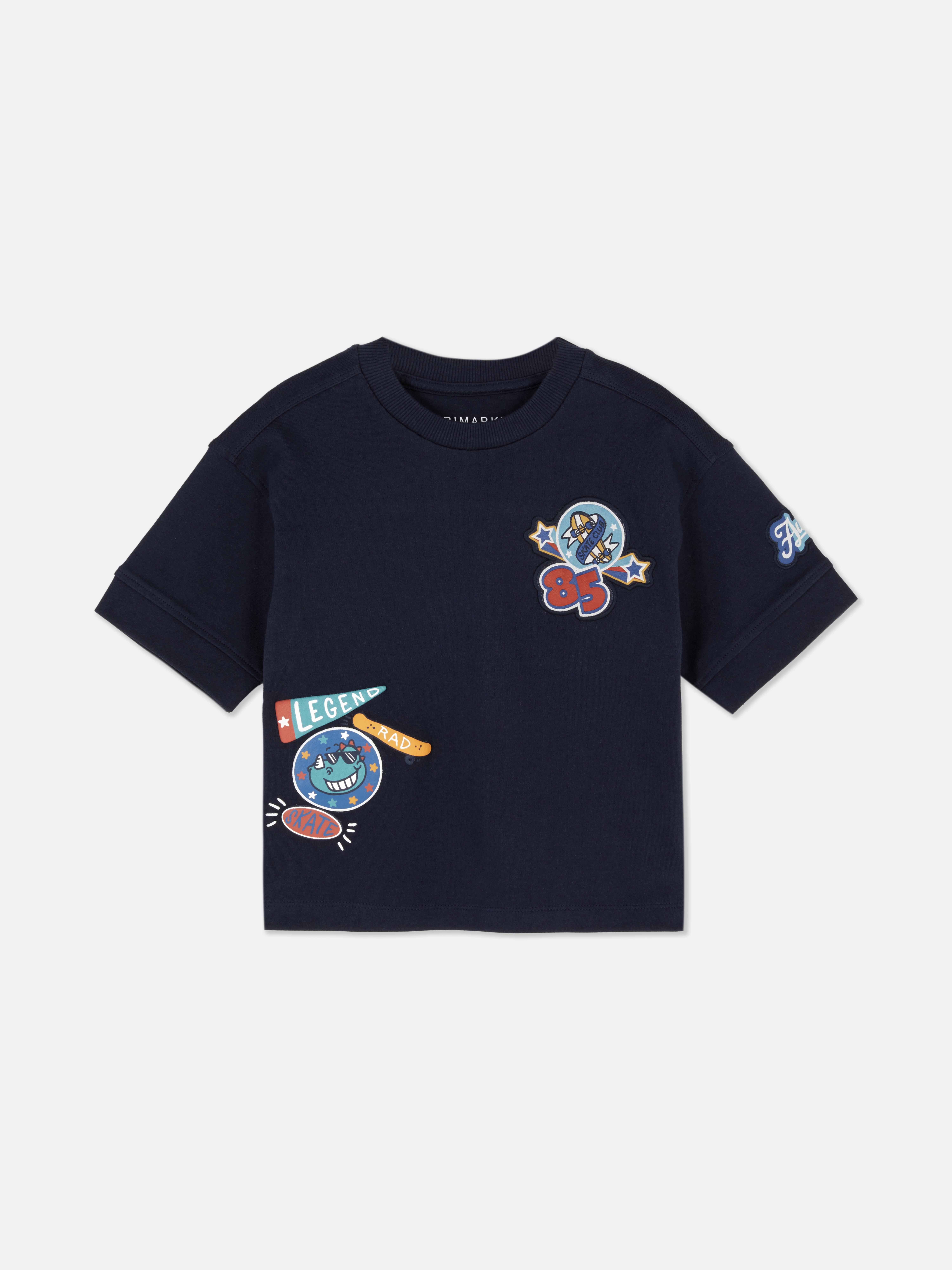 1,5-8 jr | T-shirt met collegeprints