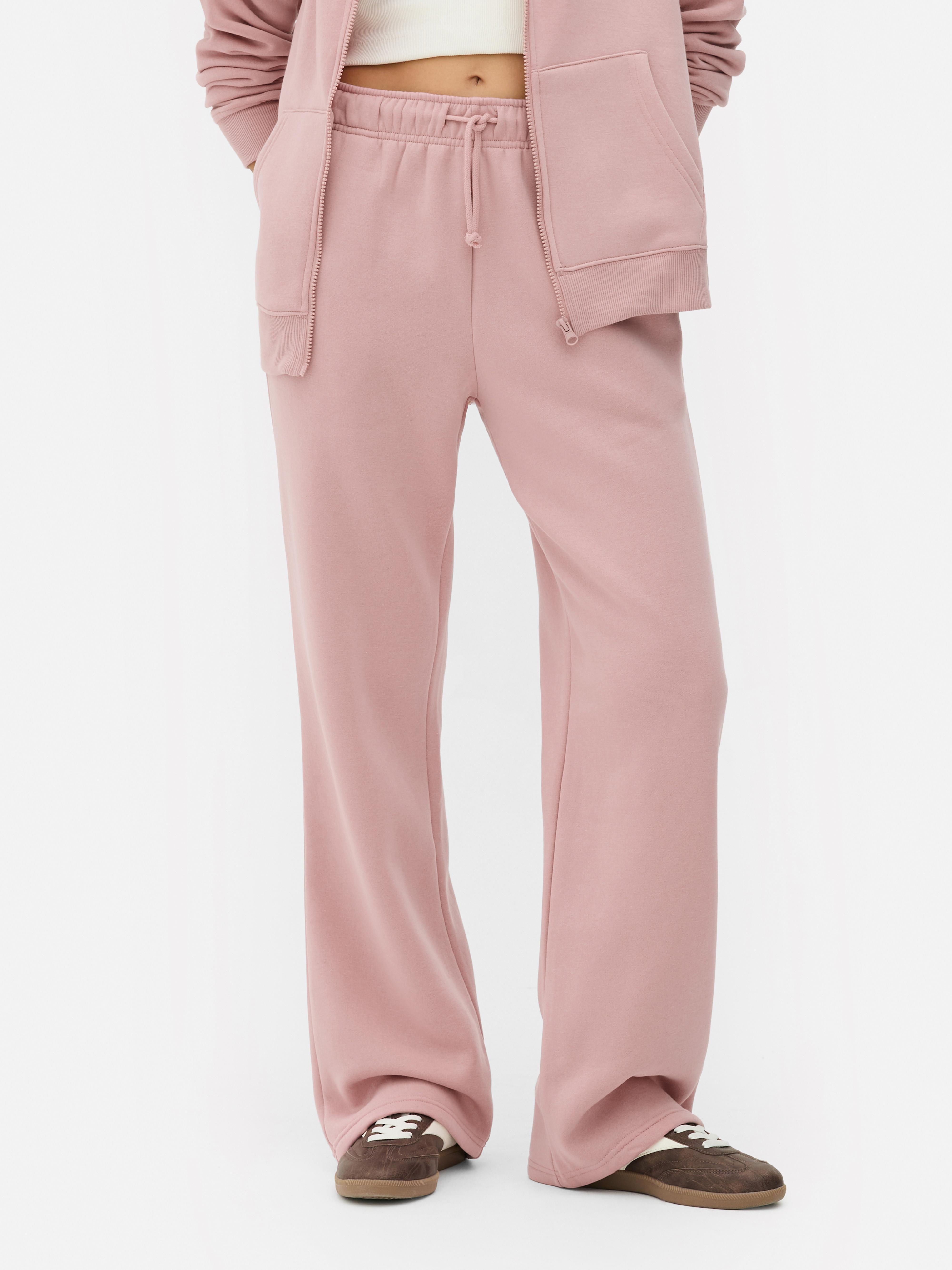 Joggingbroek met rechte pijpen