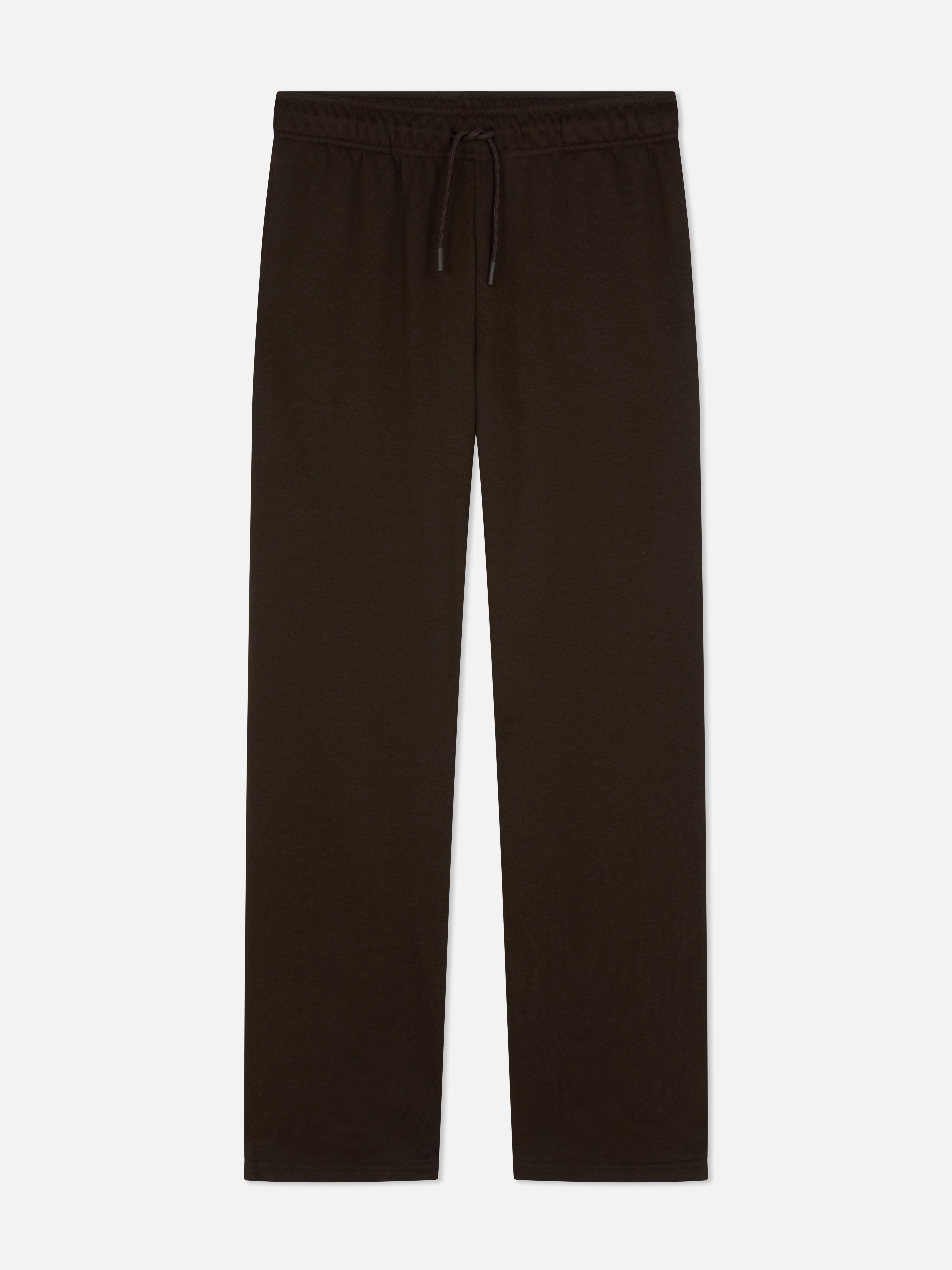 Joggingbroek met rechte pijpen