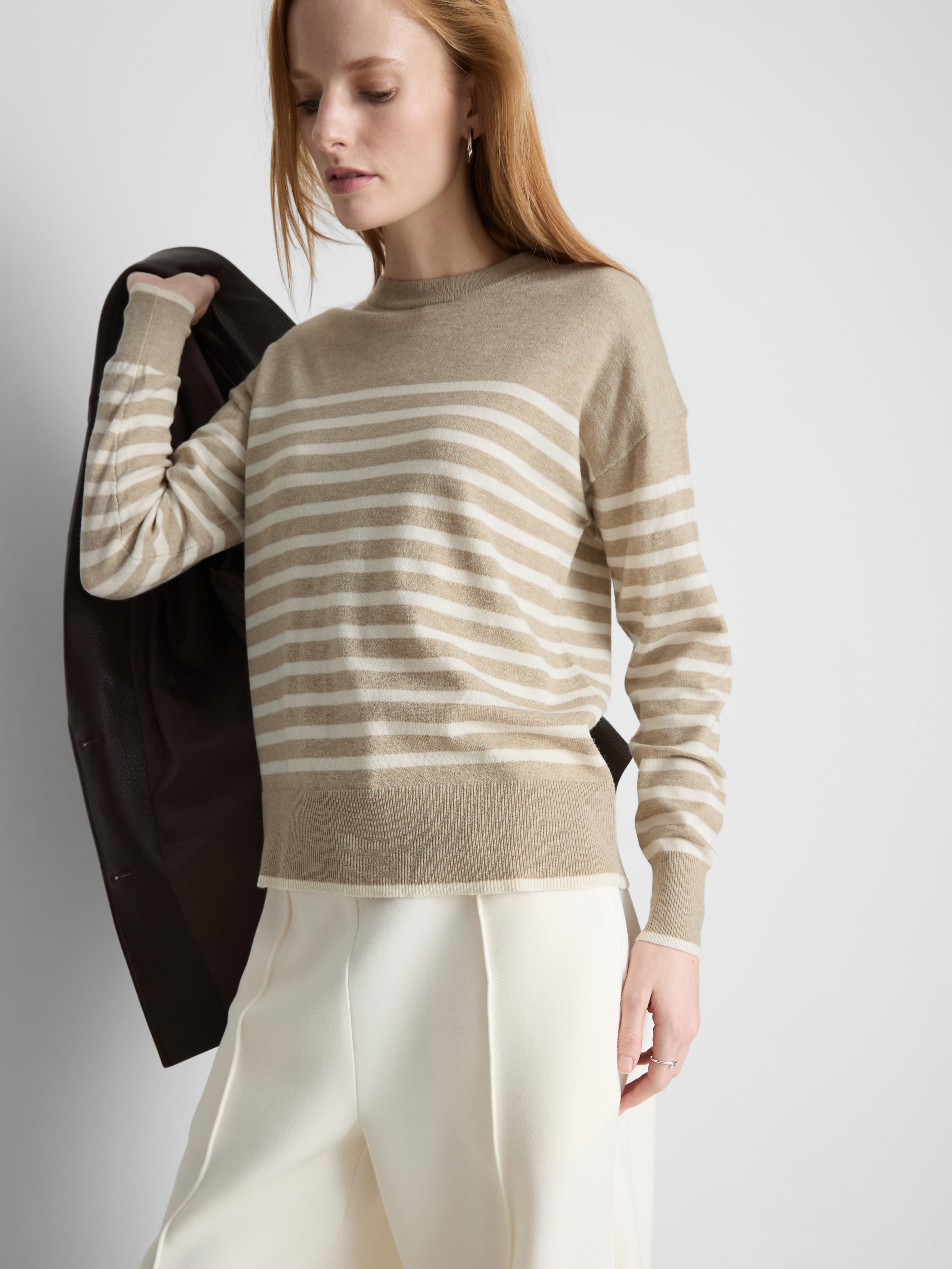 Weicher Pullover mit Rundhalsausschnitt