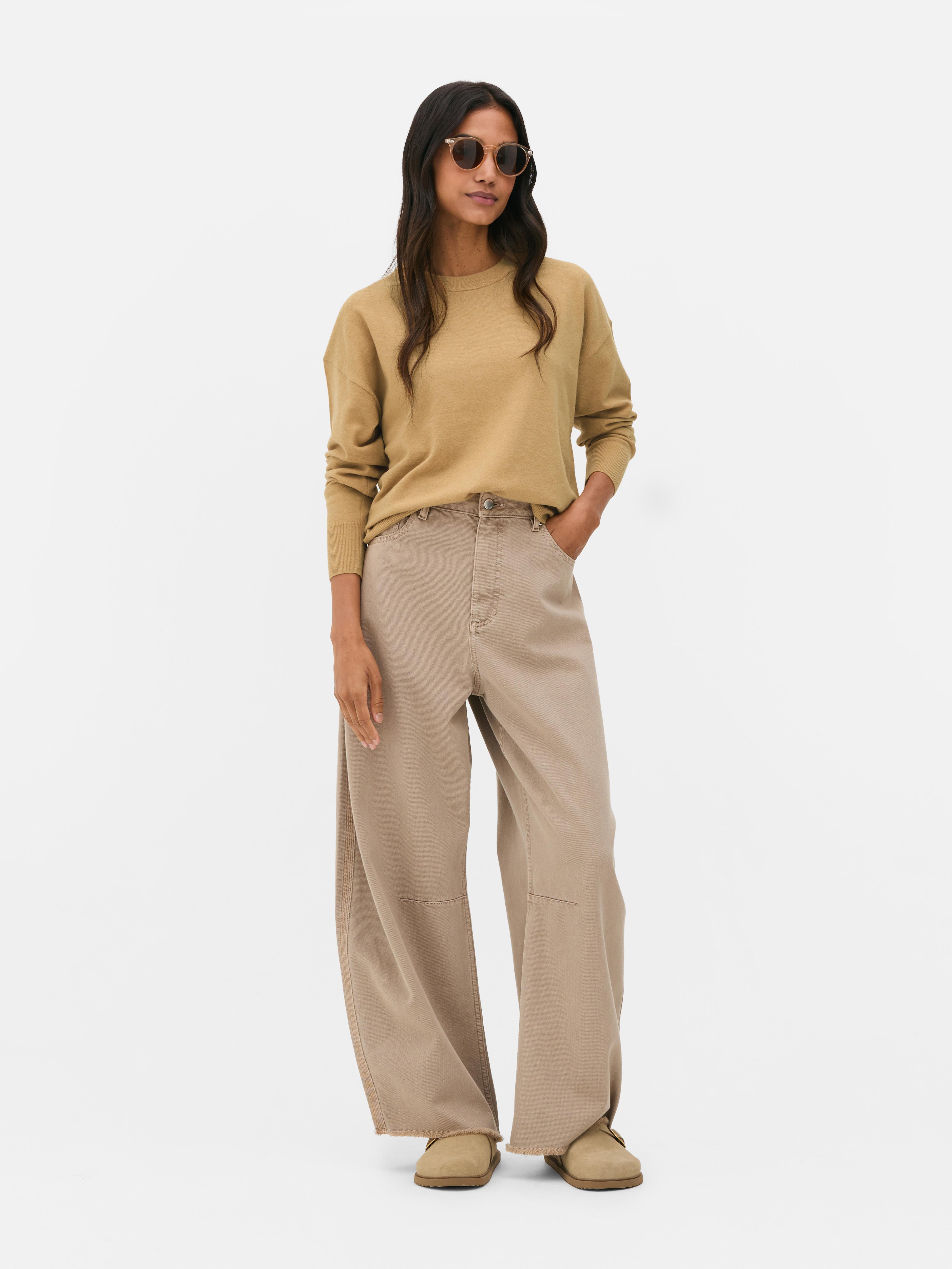 Weicher Pullover mit Rundhalsausschnitt