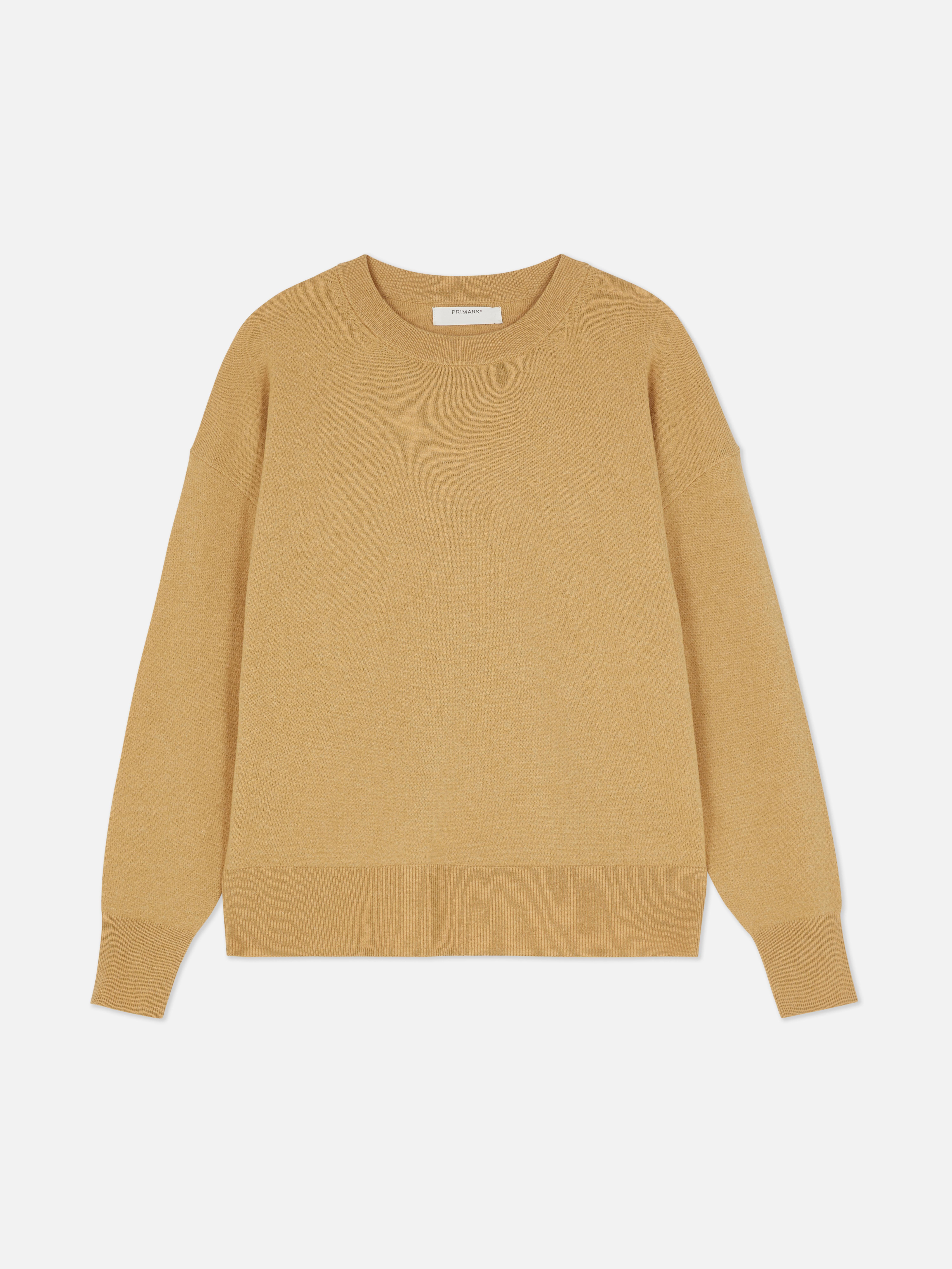 Weicher Pullover mit Rundhalsausschnitt