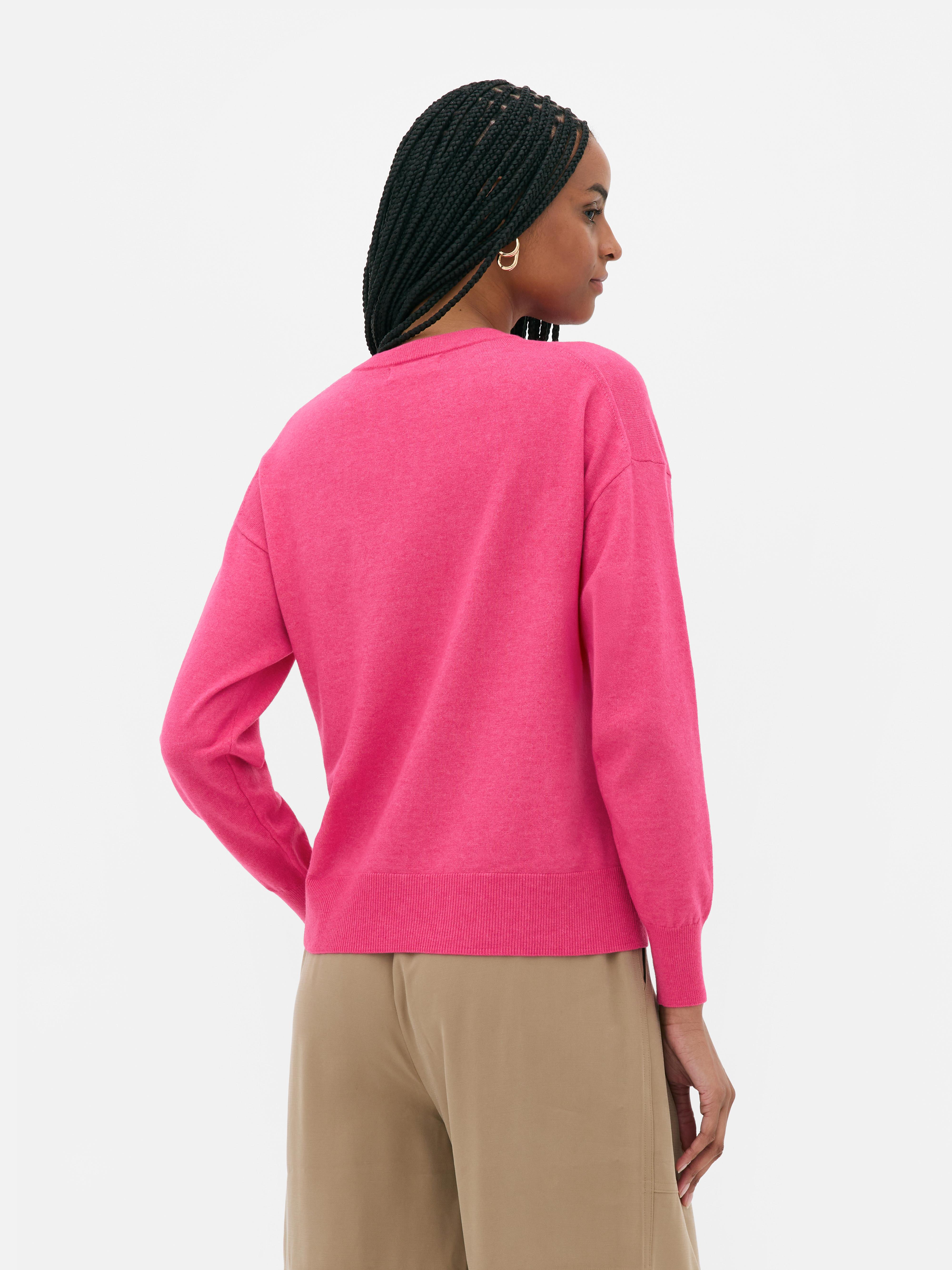 Weicher Pullover mit Rundhalsausschnitt