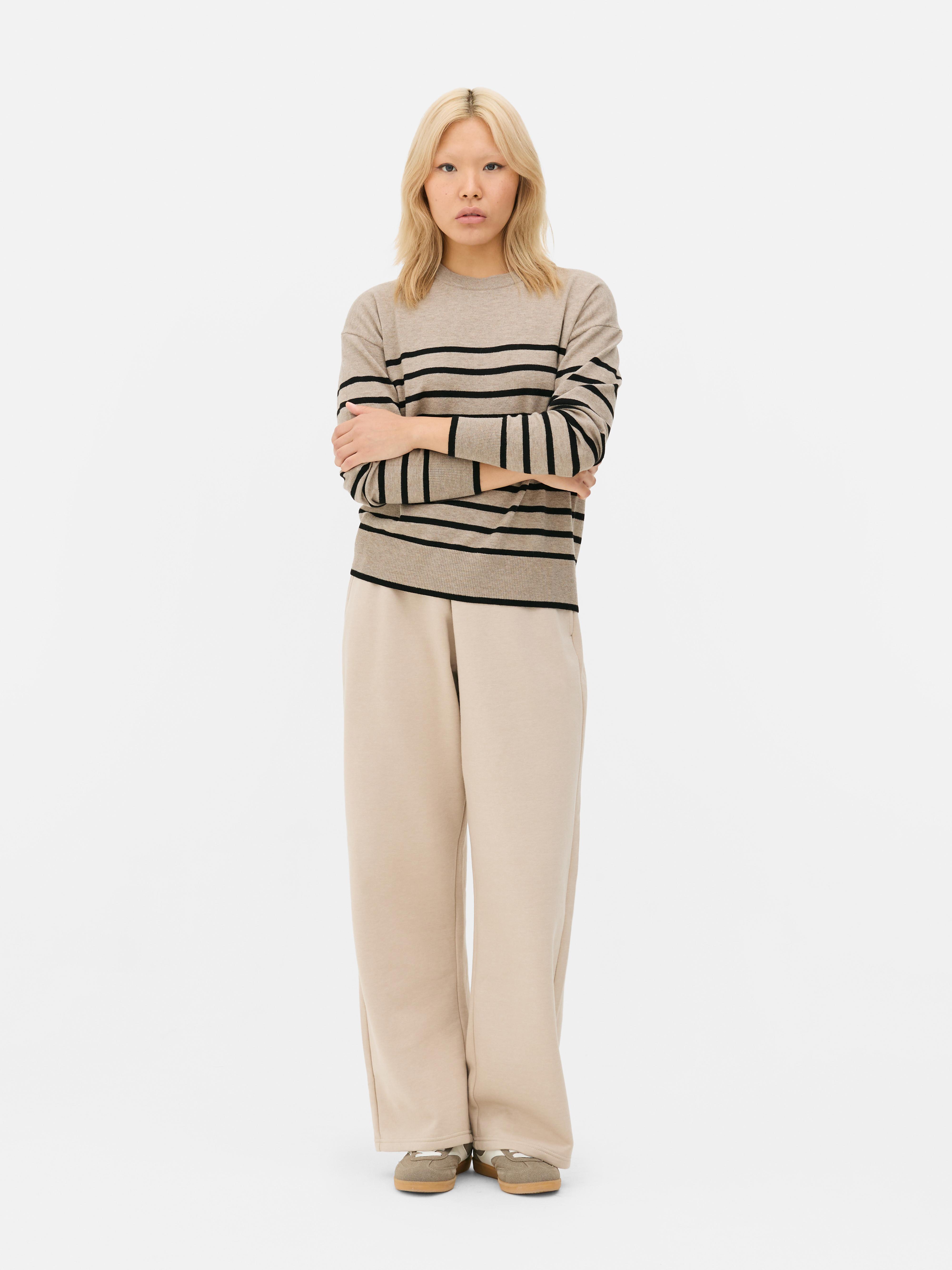 Weicher Pullover mit Rundhalsausschnitt