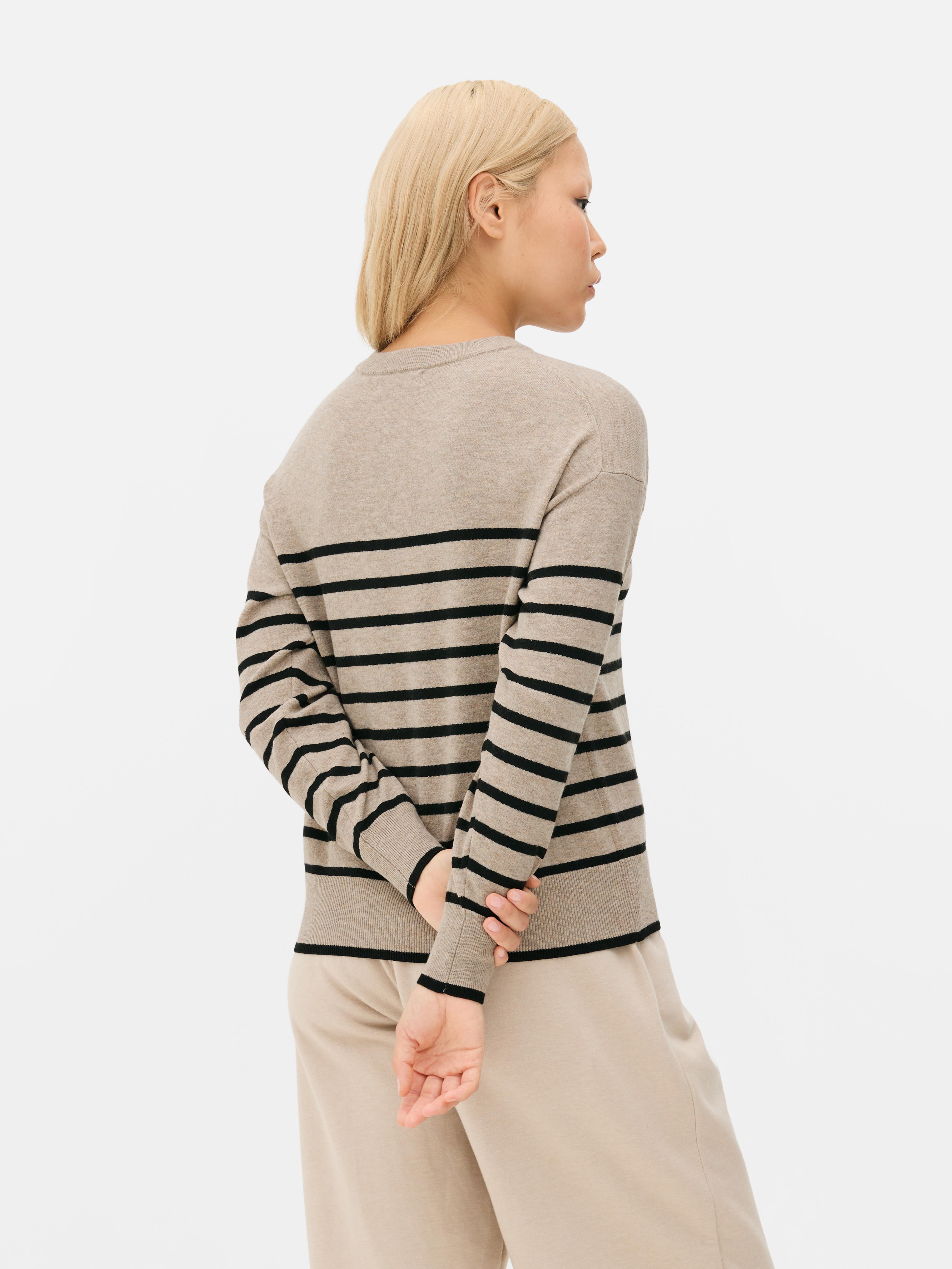 Weicher Pullover mit Rundhalsausschnitt
