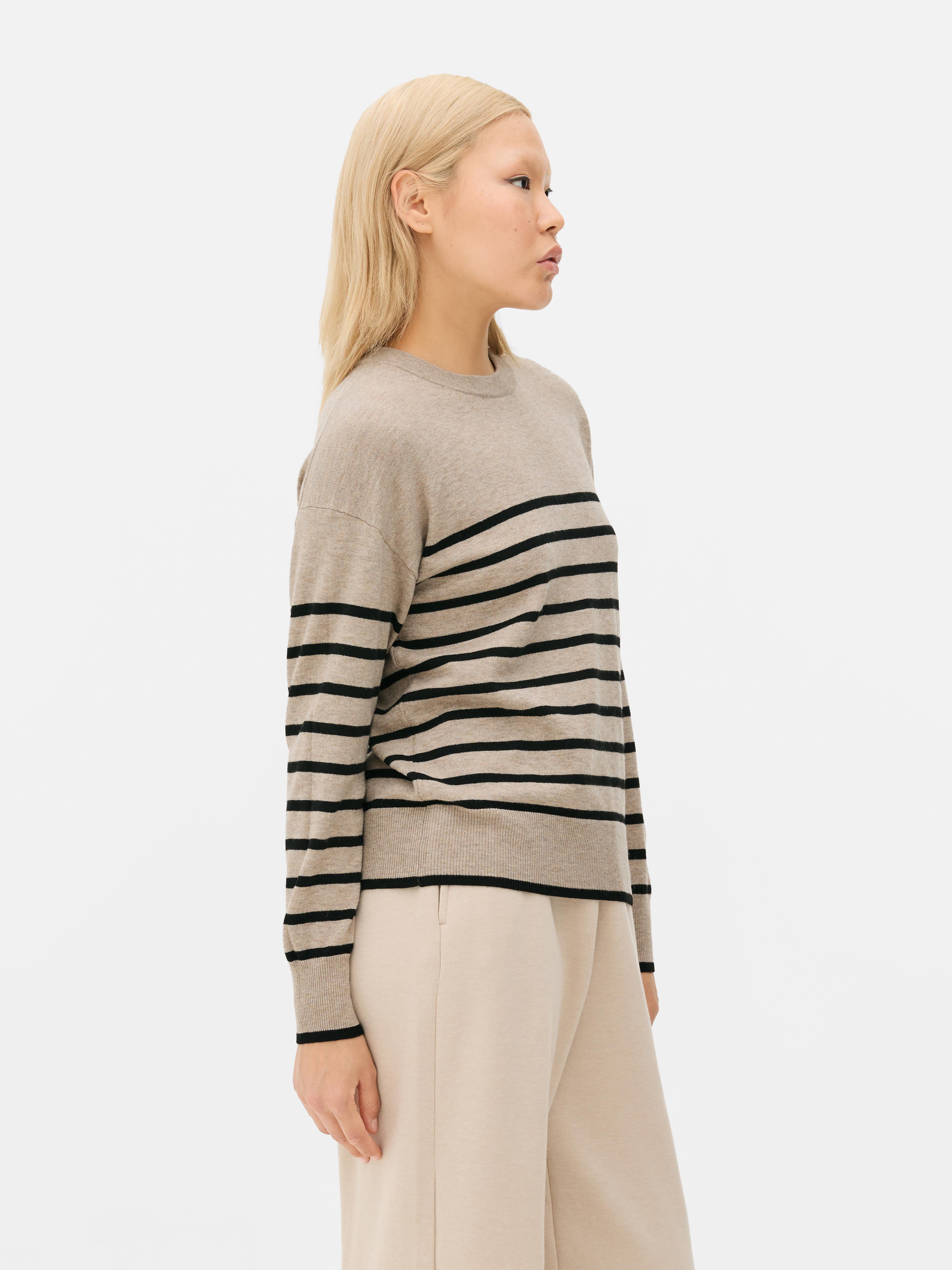 Weicher Pullover mit Rundhalsausschnitt