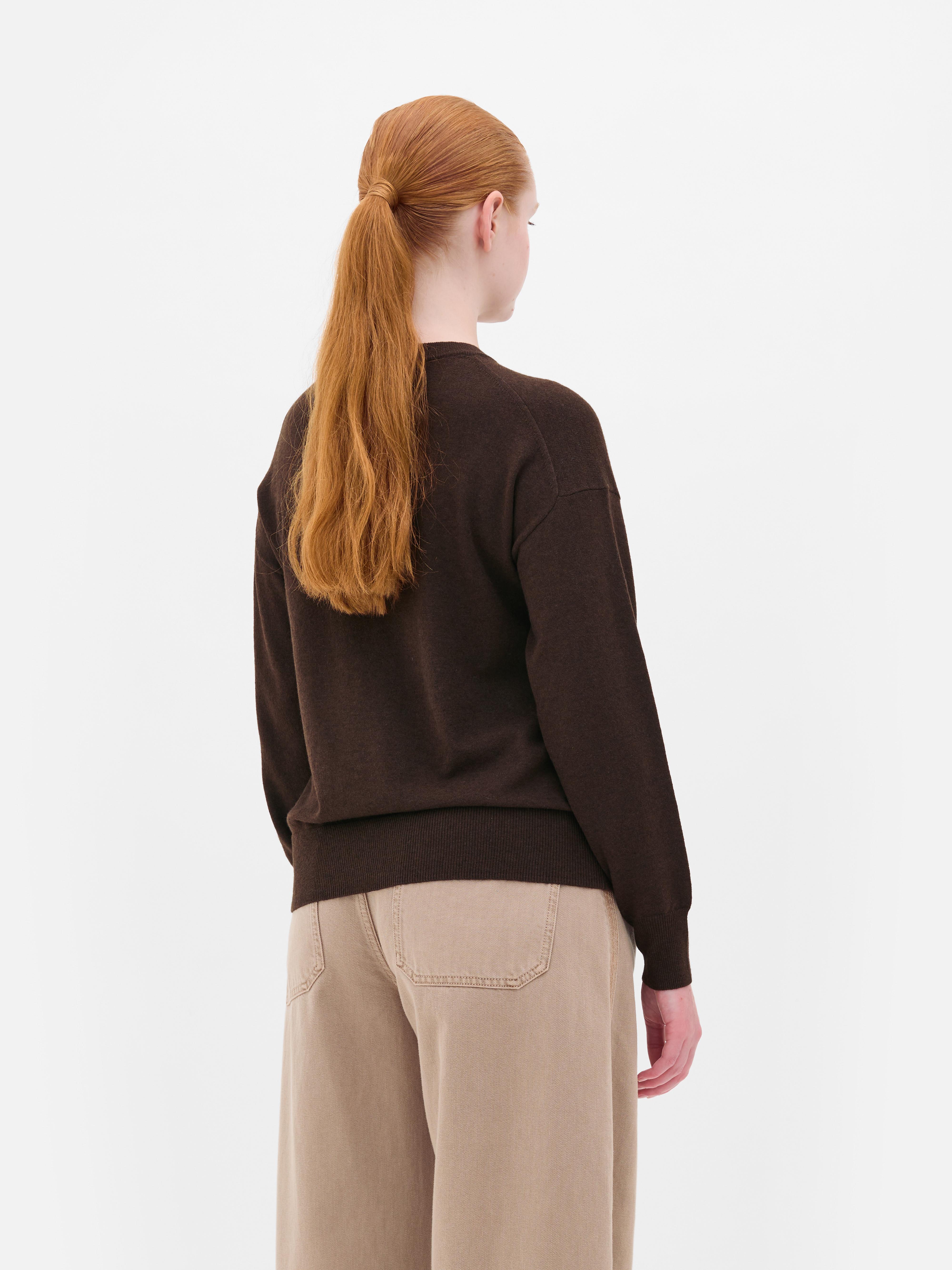 Weicher Pullover mit Rundhalsausschnitt