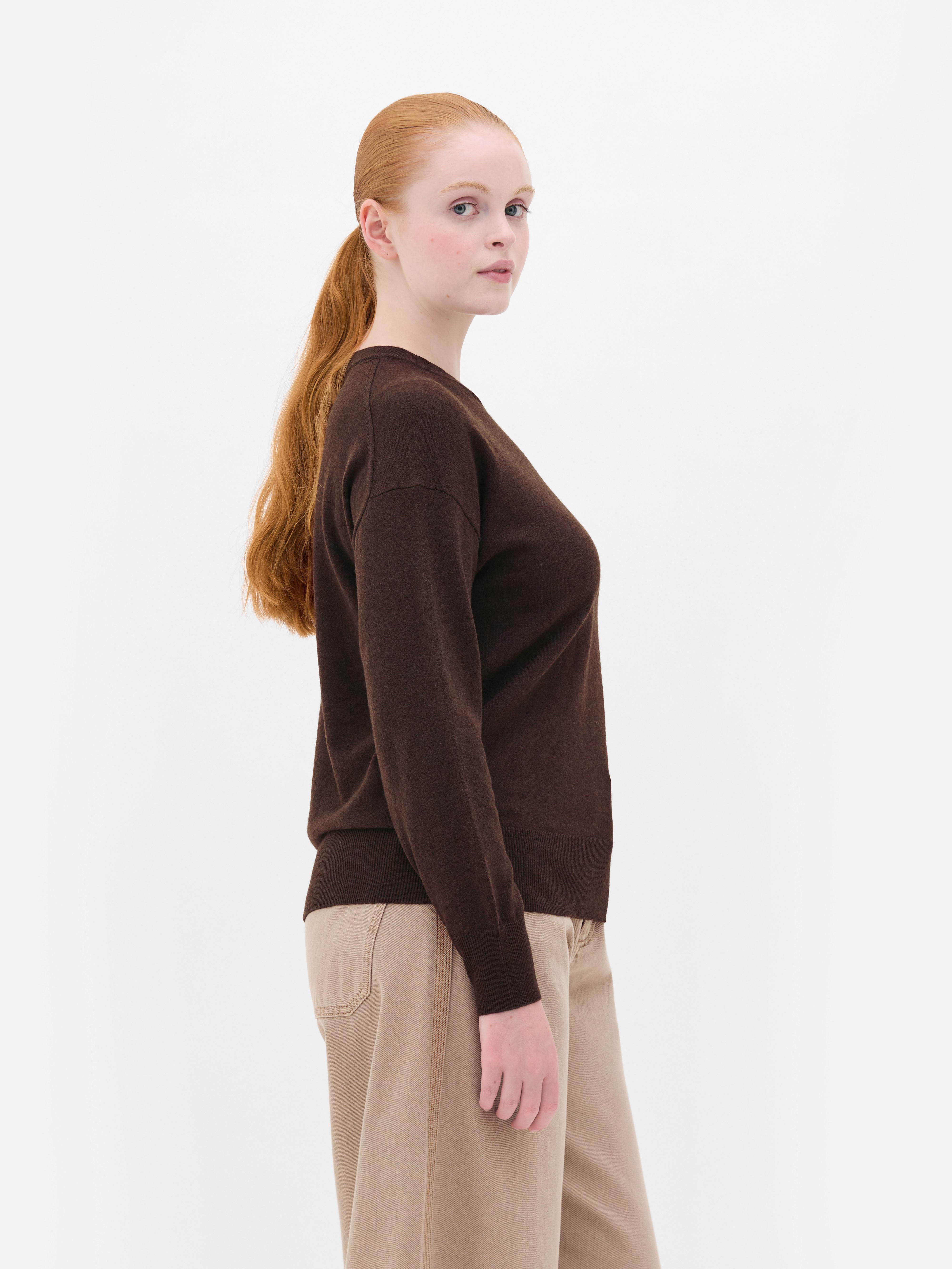 Weicher Pullover mit Rundhalsausschnitt