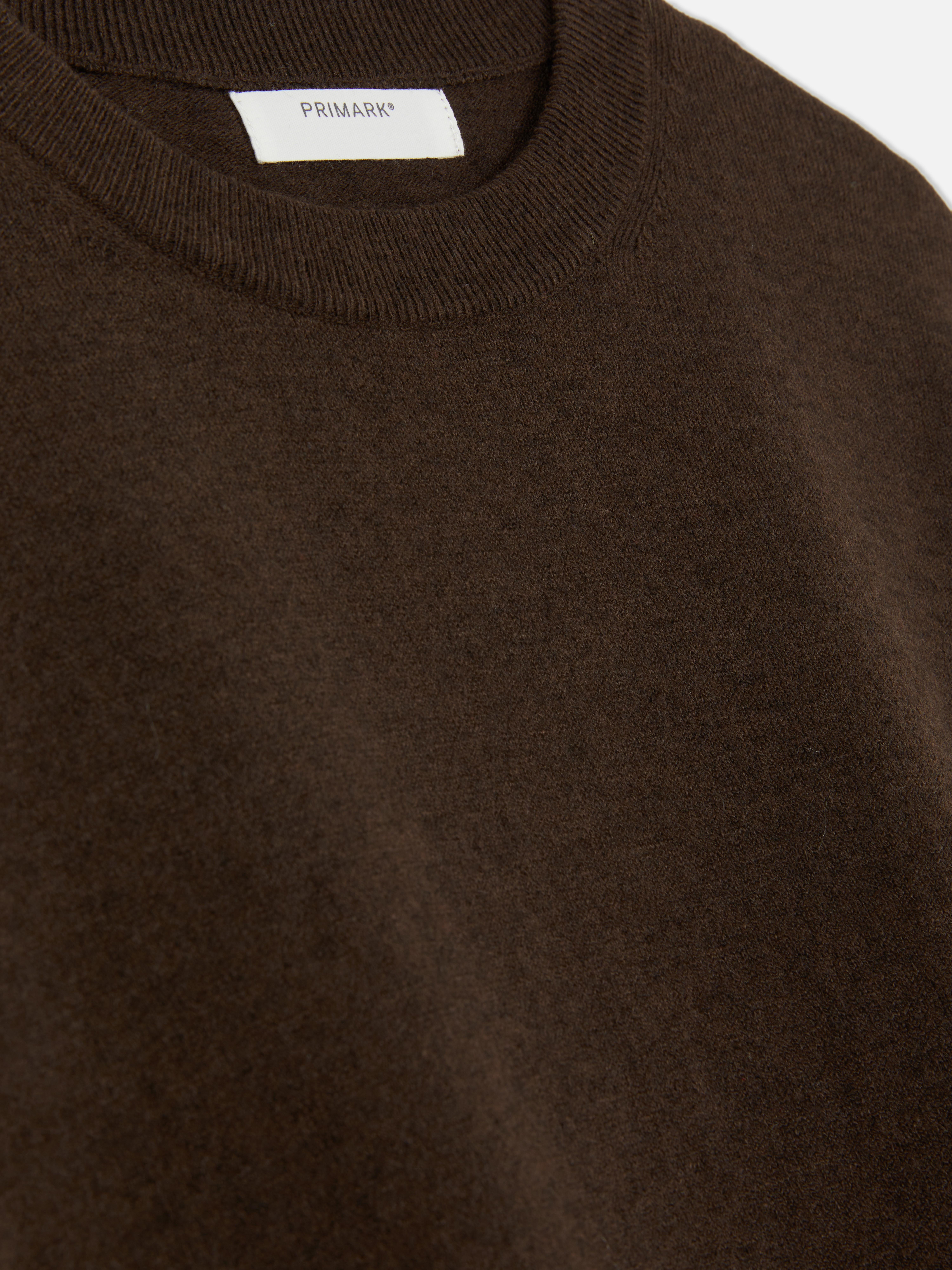 Weicher Pullover mit Rundhalsausschnitt