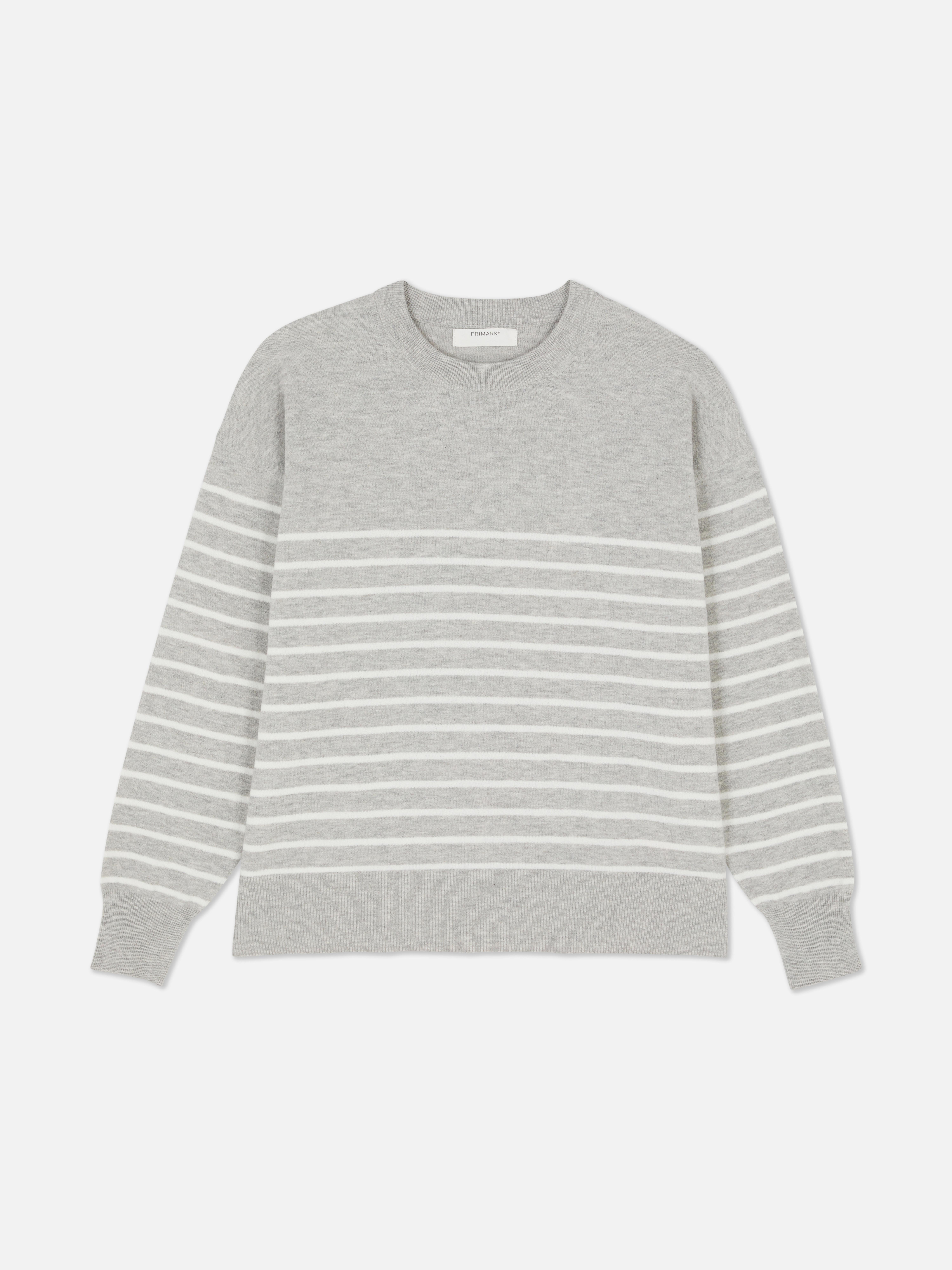 Weicher Pullover mit Rundhalsausschnitt