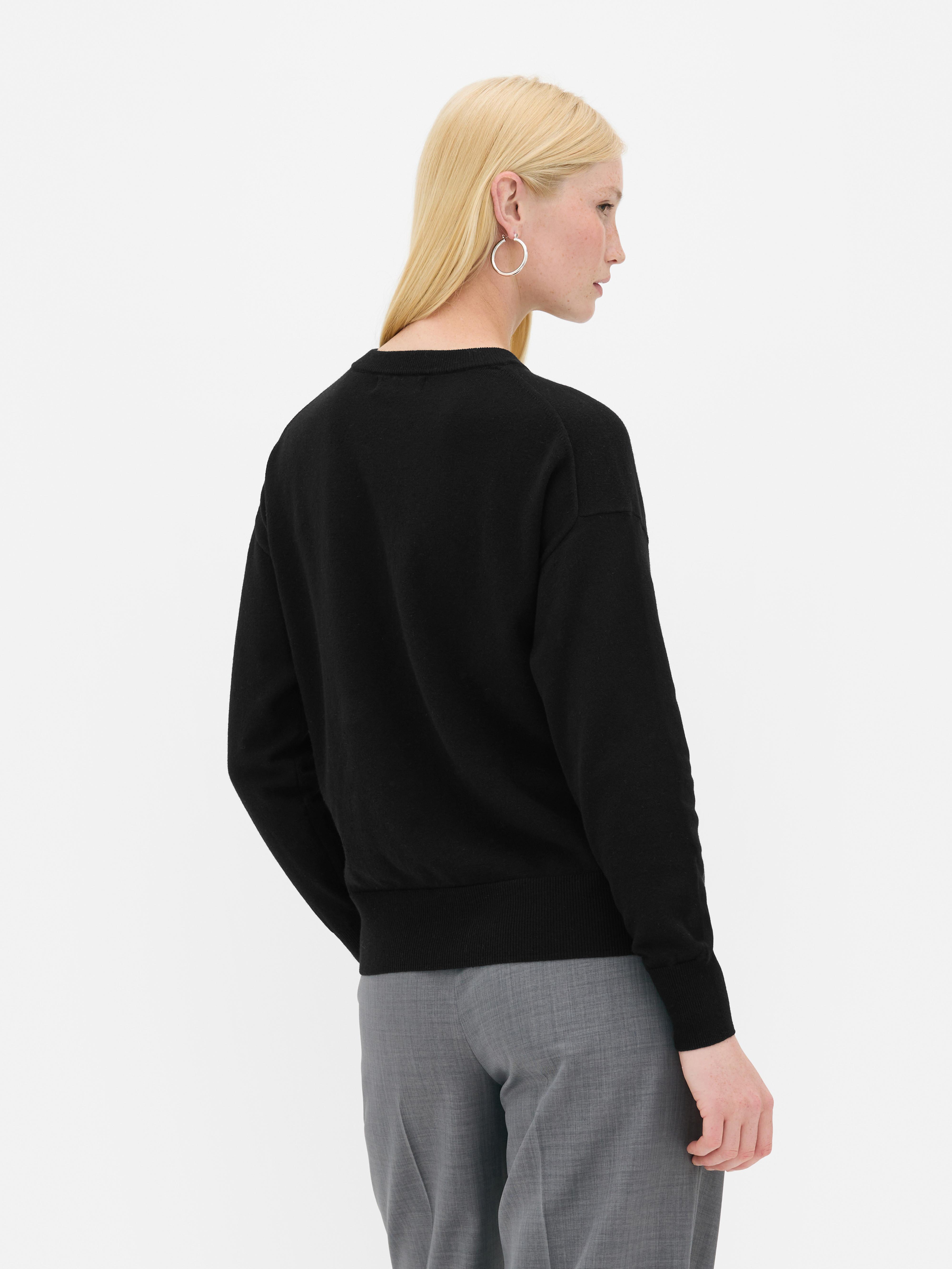 Weicher Pullover mit Rundhalsausschnitt