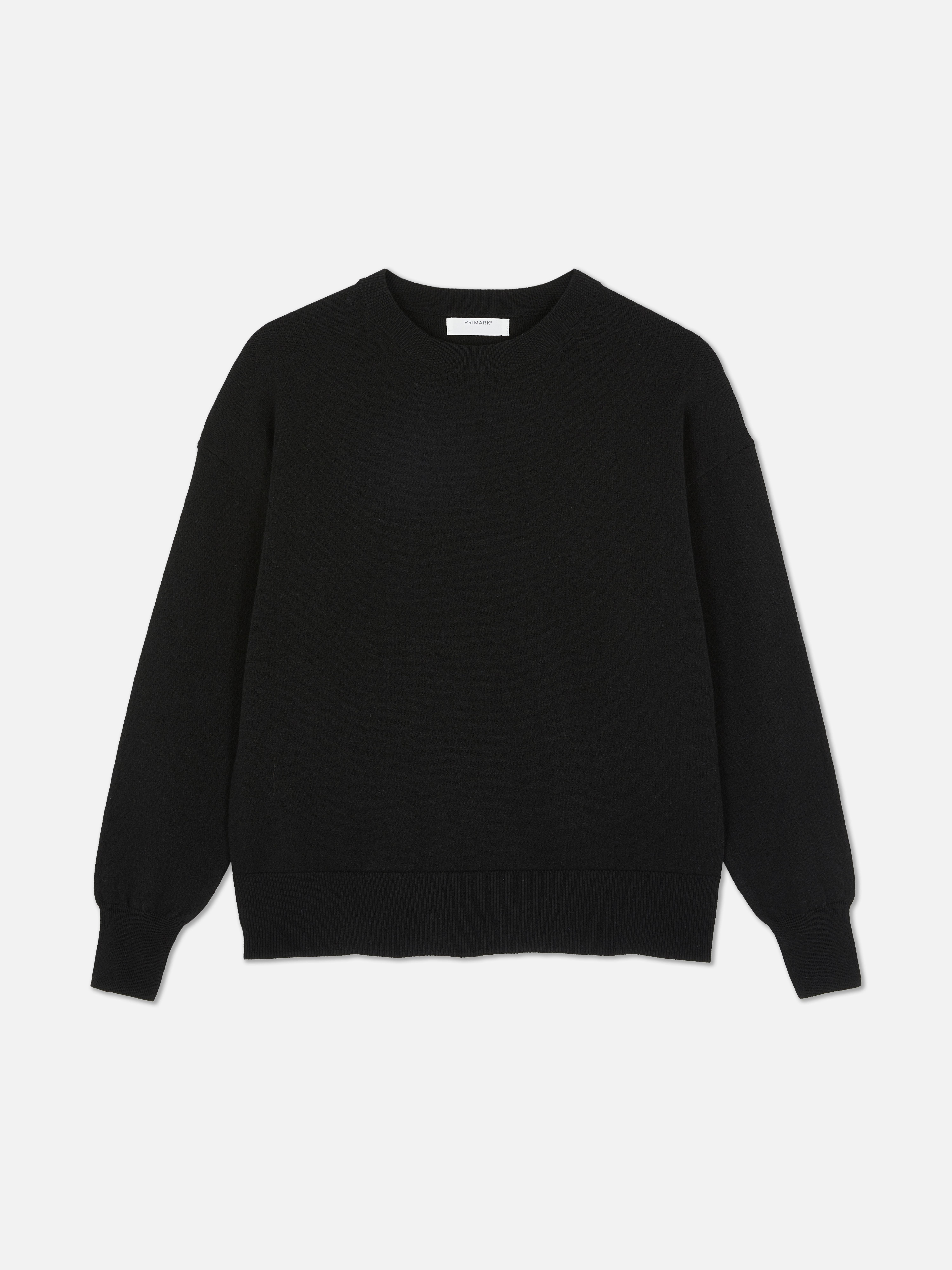 Weicher Pullover mit Rundhalsausschnitt