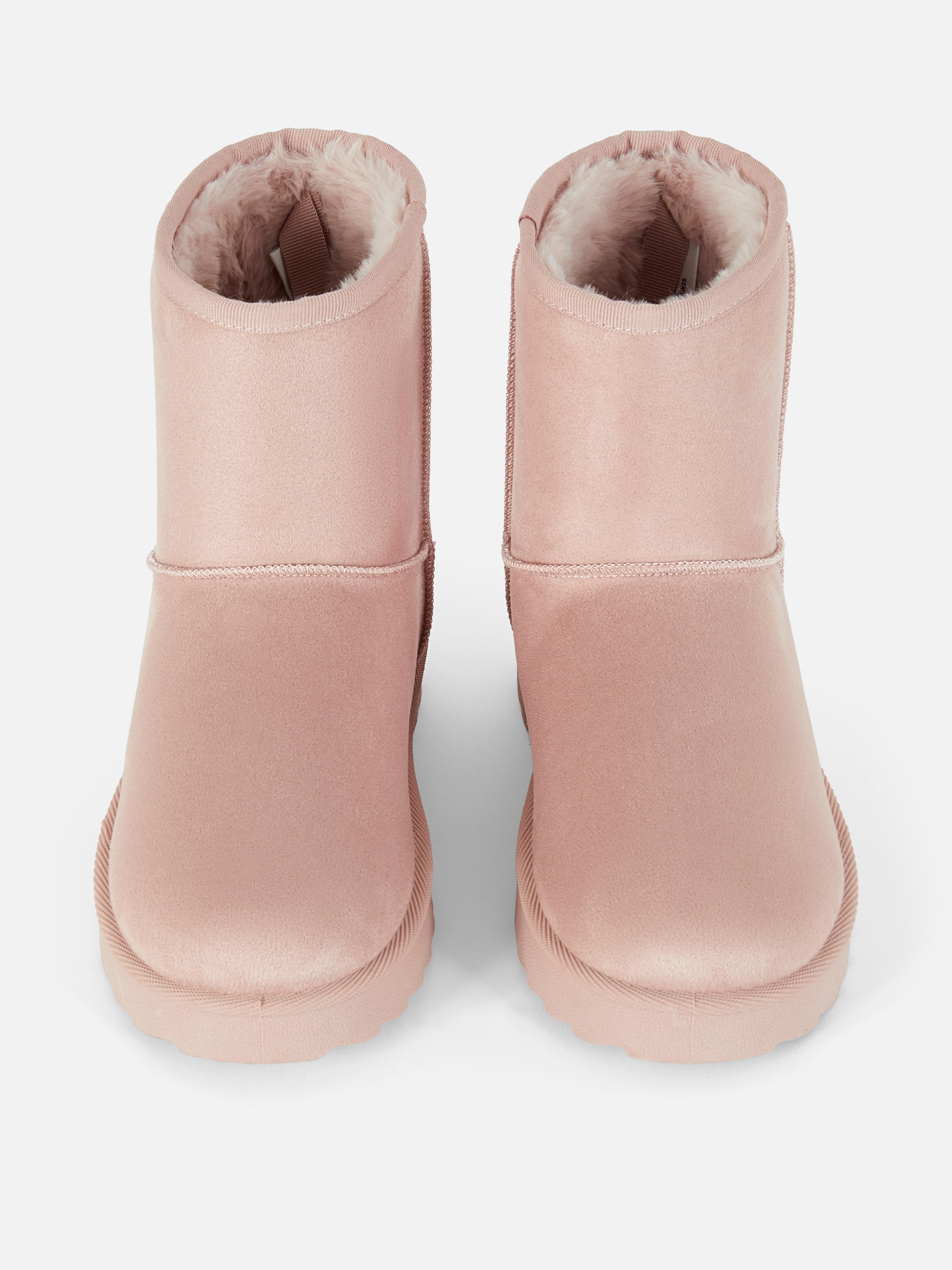 Plush Lined Faux Suede Boots