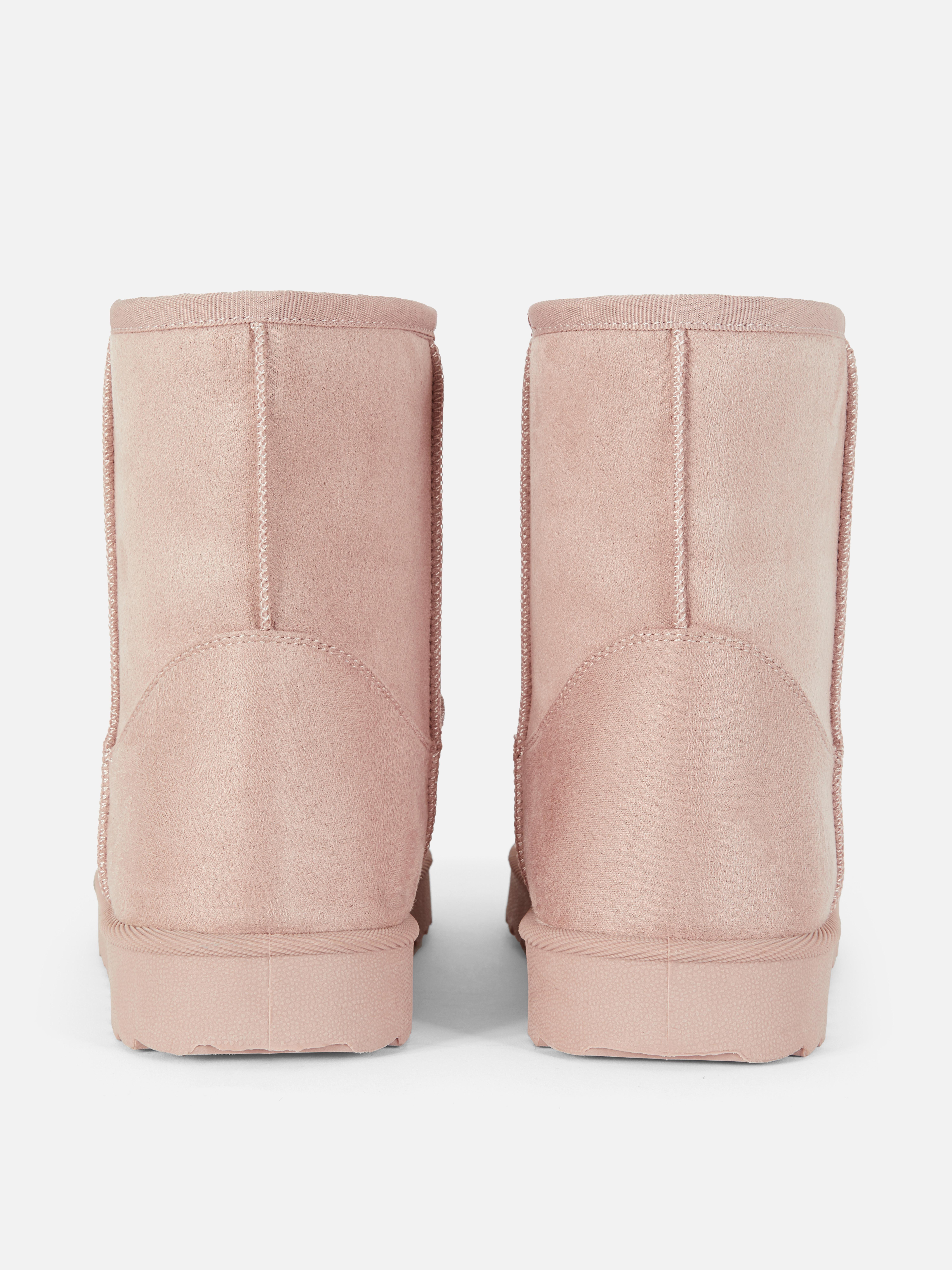 Plush Lined Faux Suede Boots