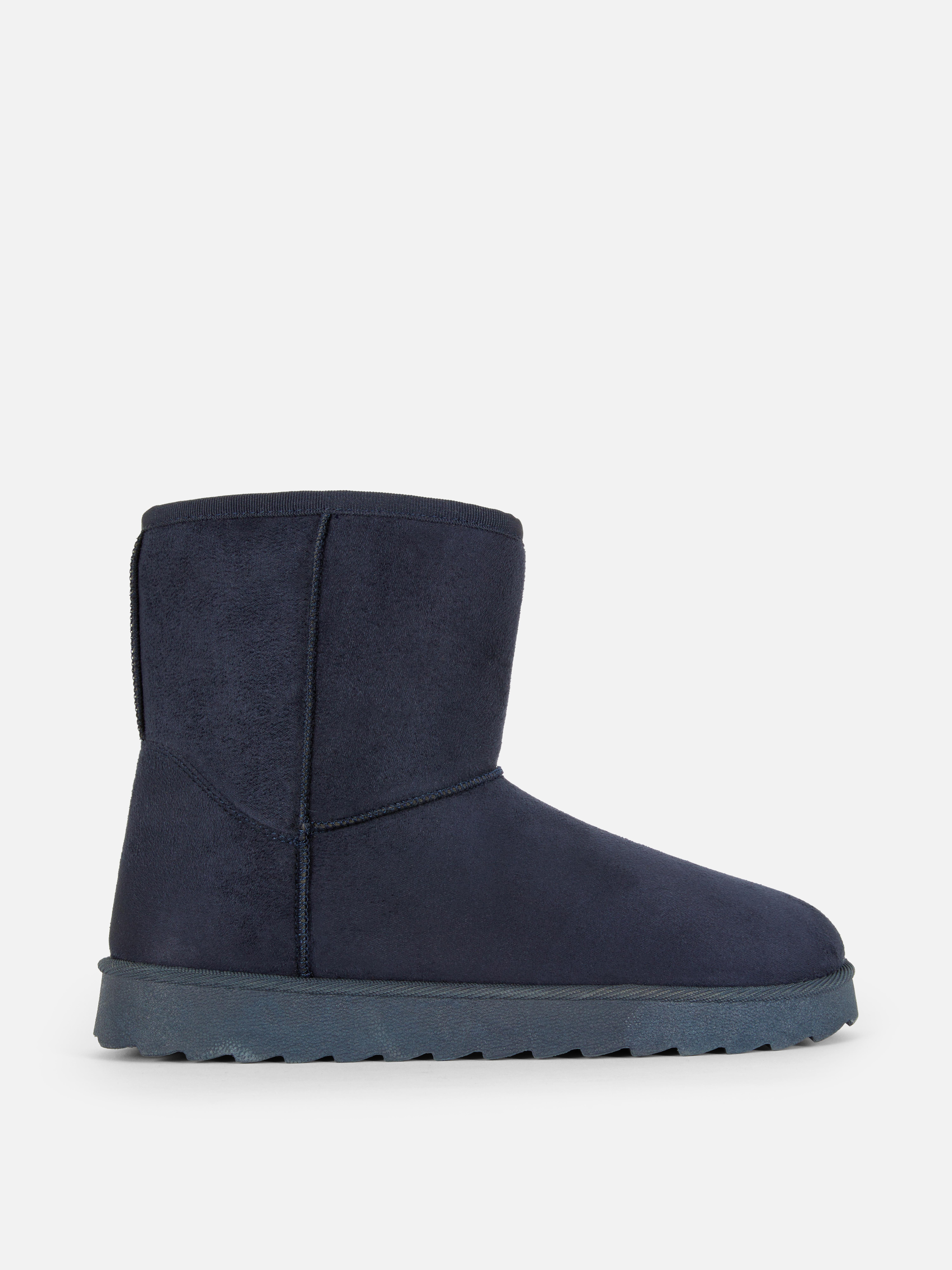Plush Lined Faux Suede Boots