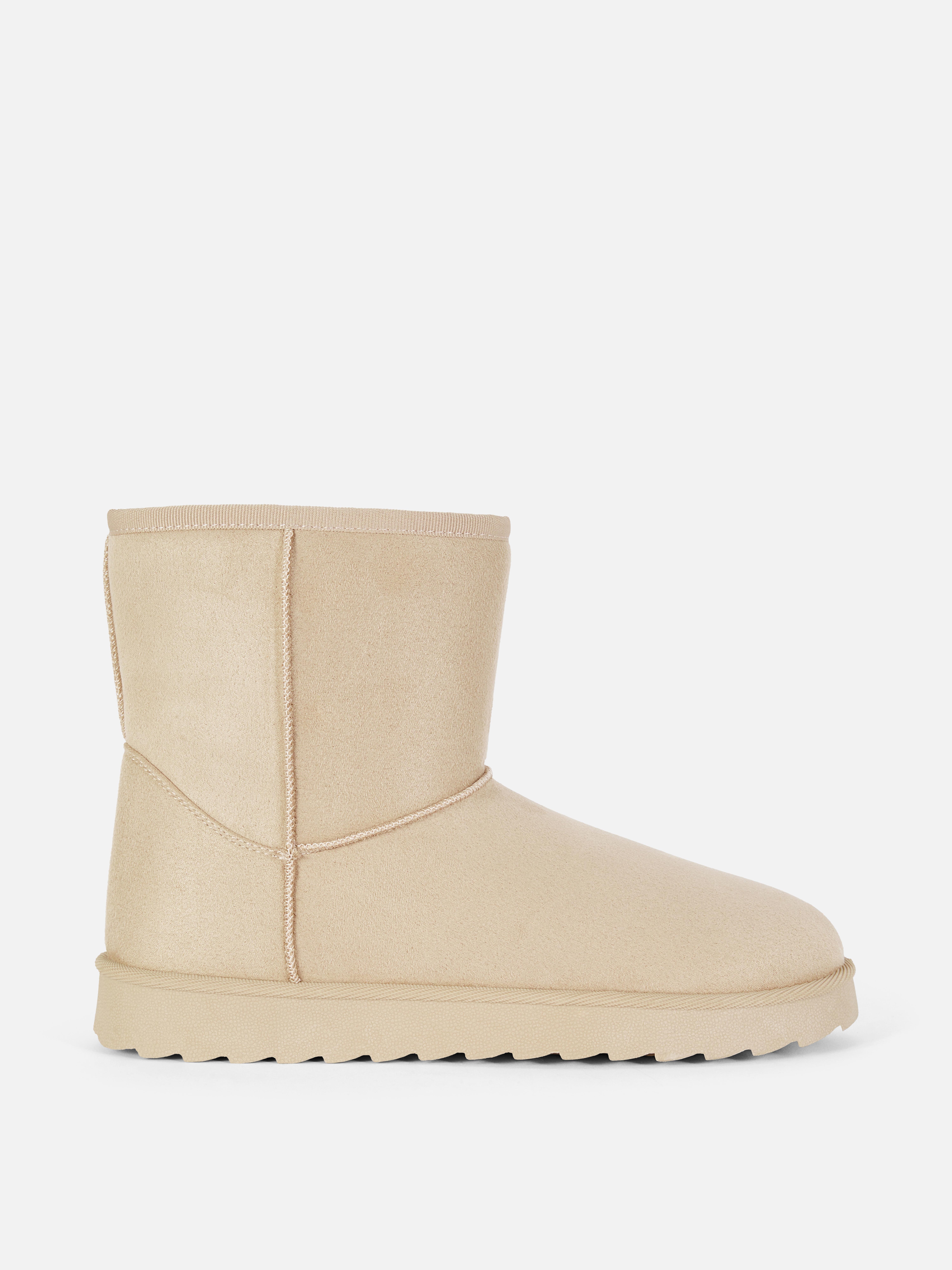 Botas suaves forradas de antelina