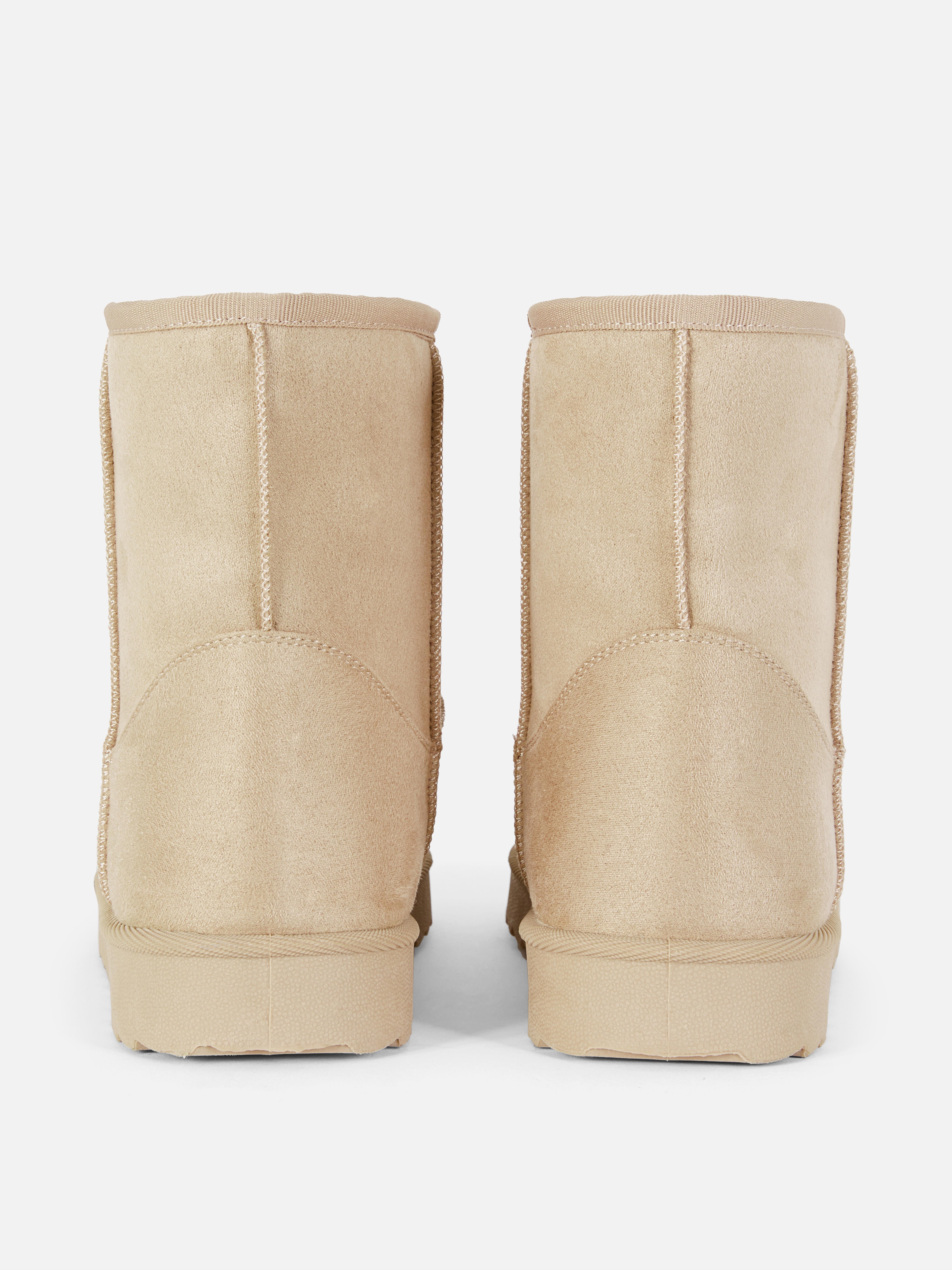 Botas suaves forradas de antelina