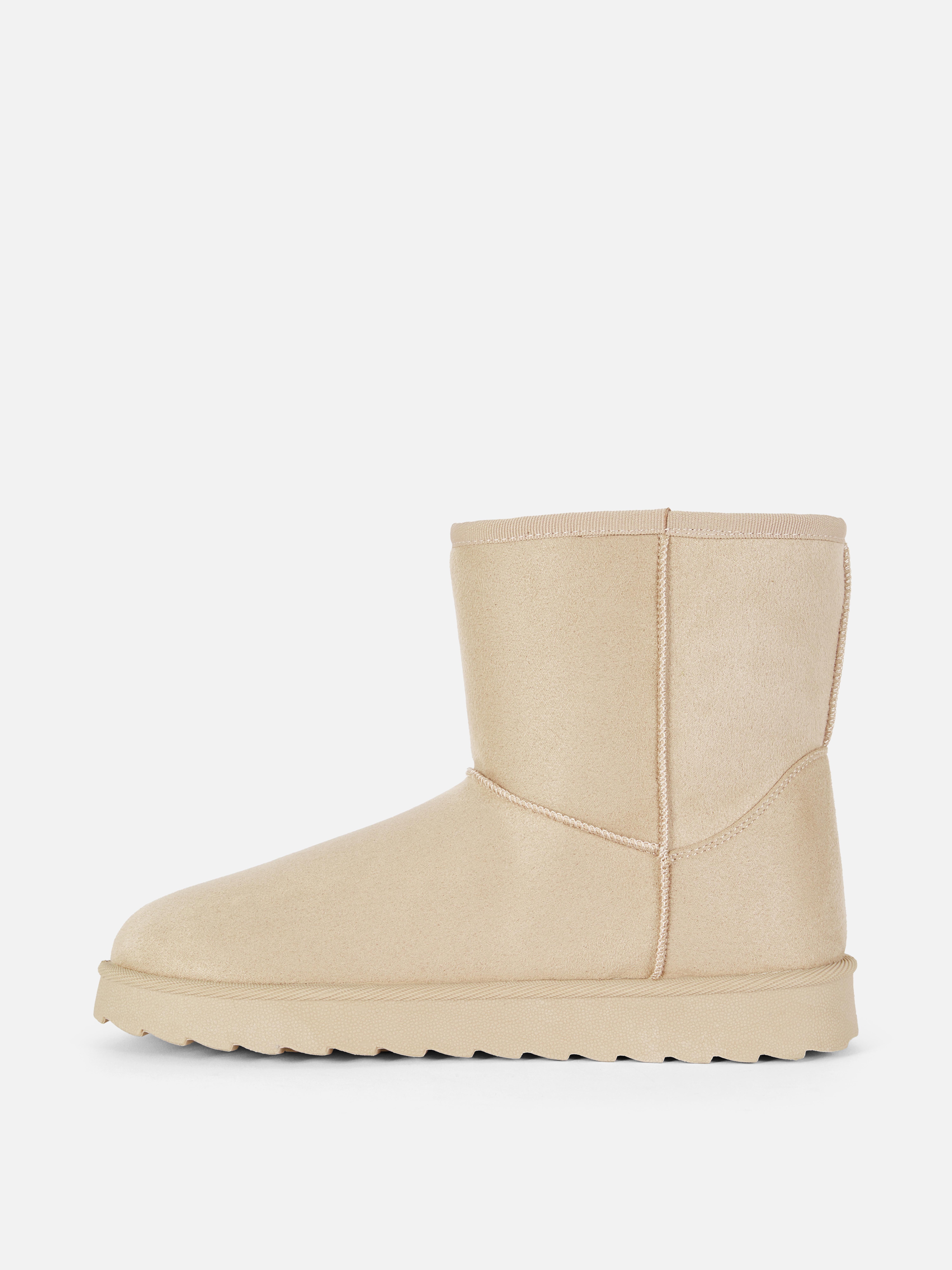 Botas suaves forradas de antelina