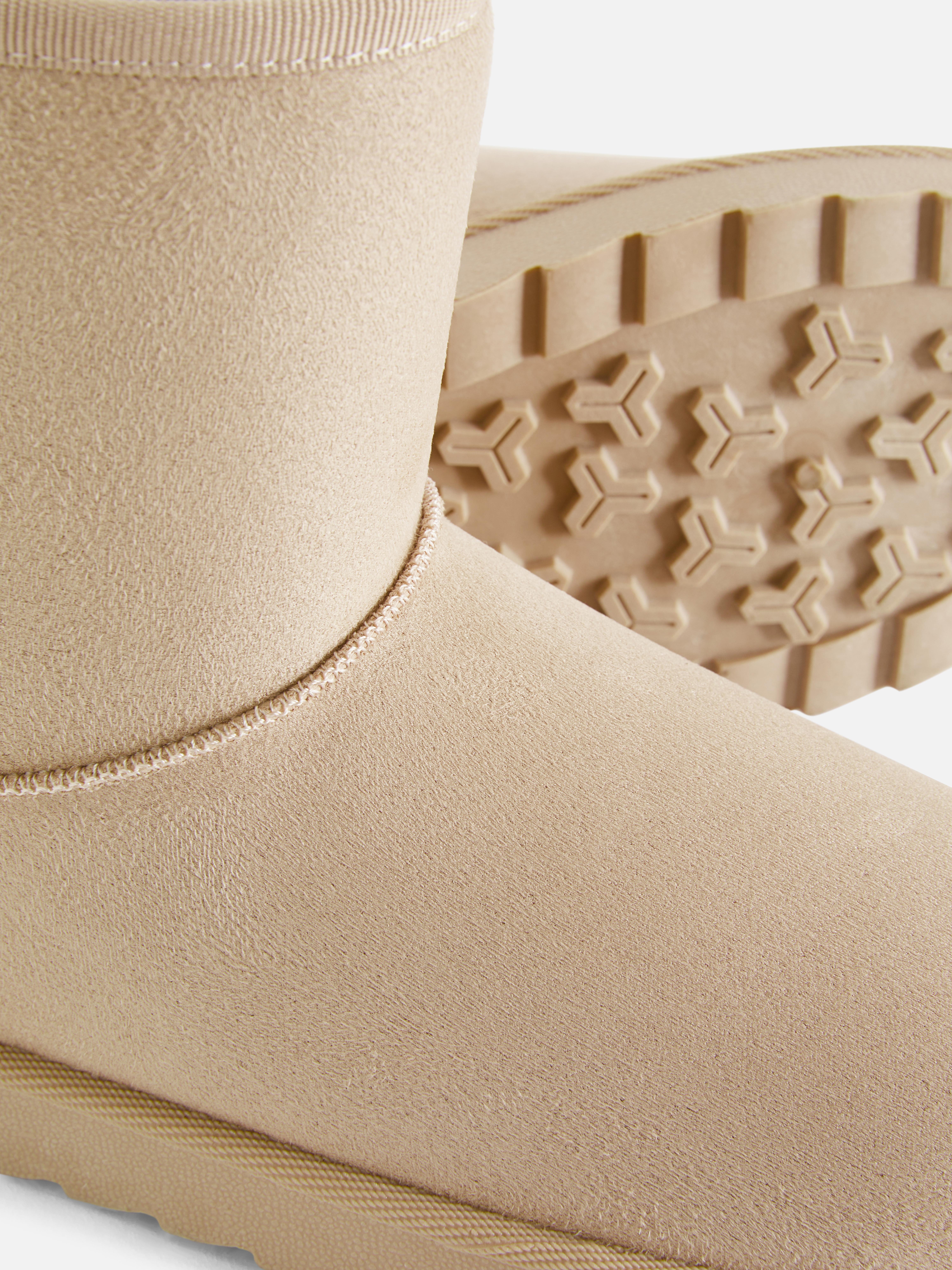 Botas suaves forradas de antelina