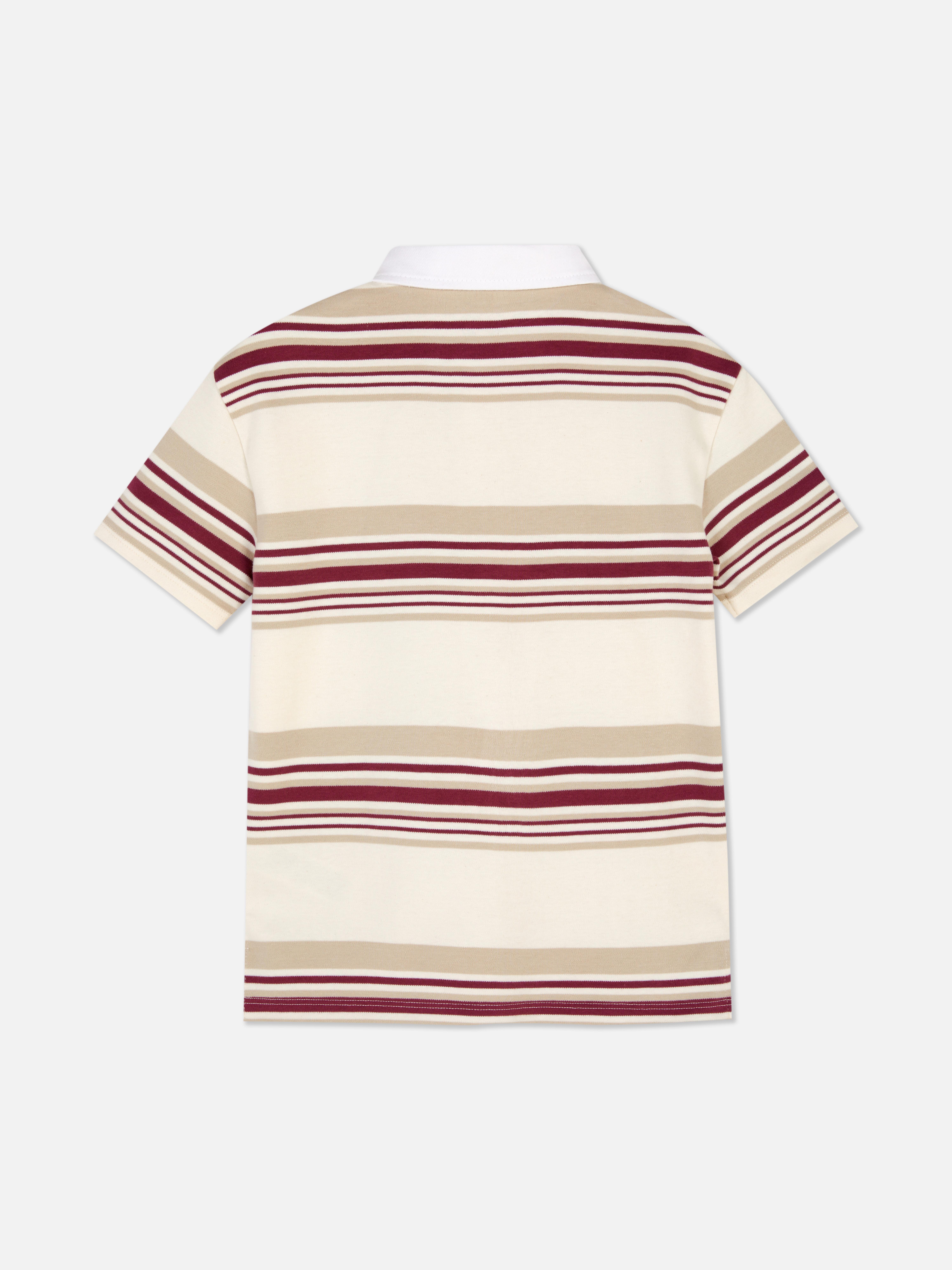 1,5–8 Jahre | Gestreiftes Rugby-Poloshirt