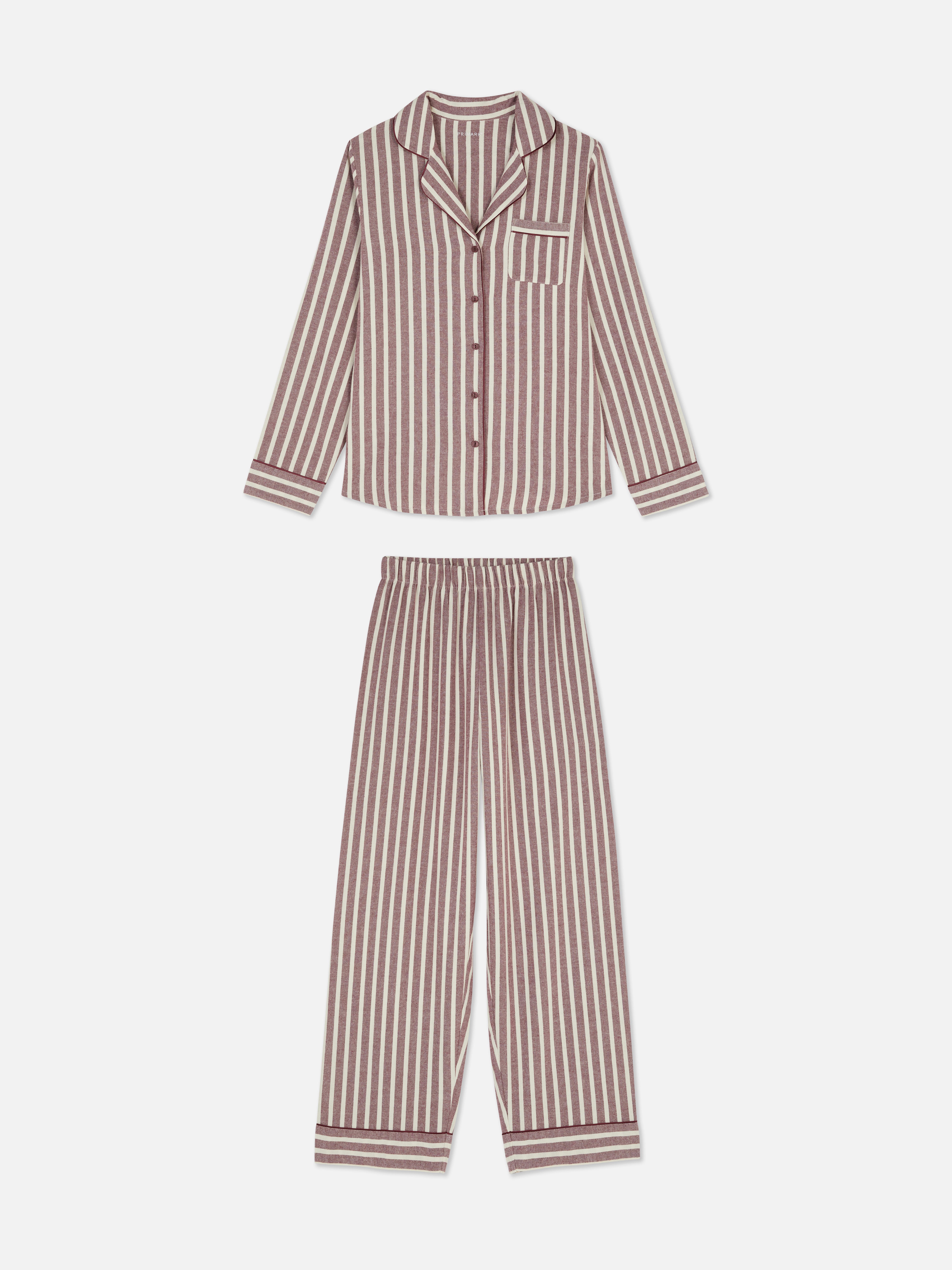 Pijama de corte boyfriend estampado