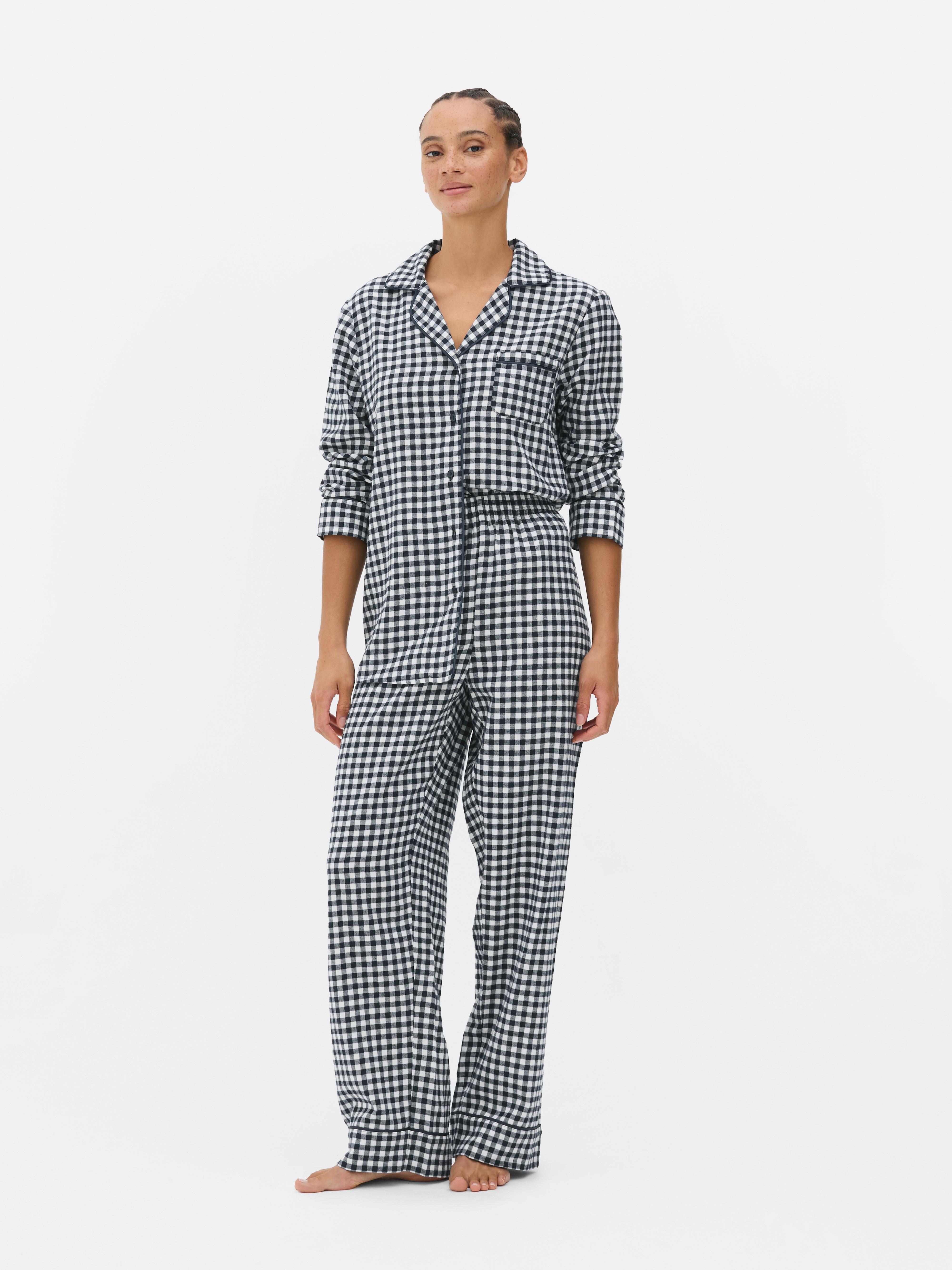 Patterned Boyfriend Pyjama Set