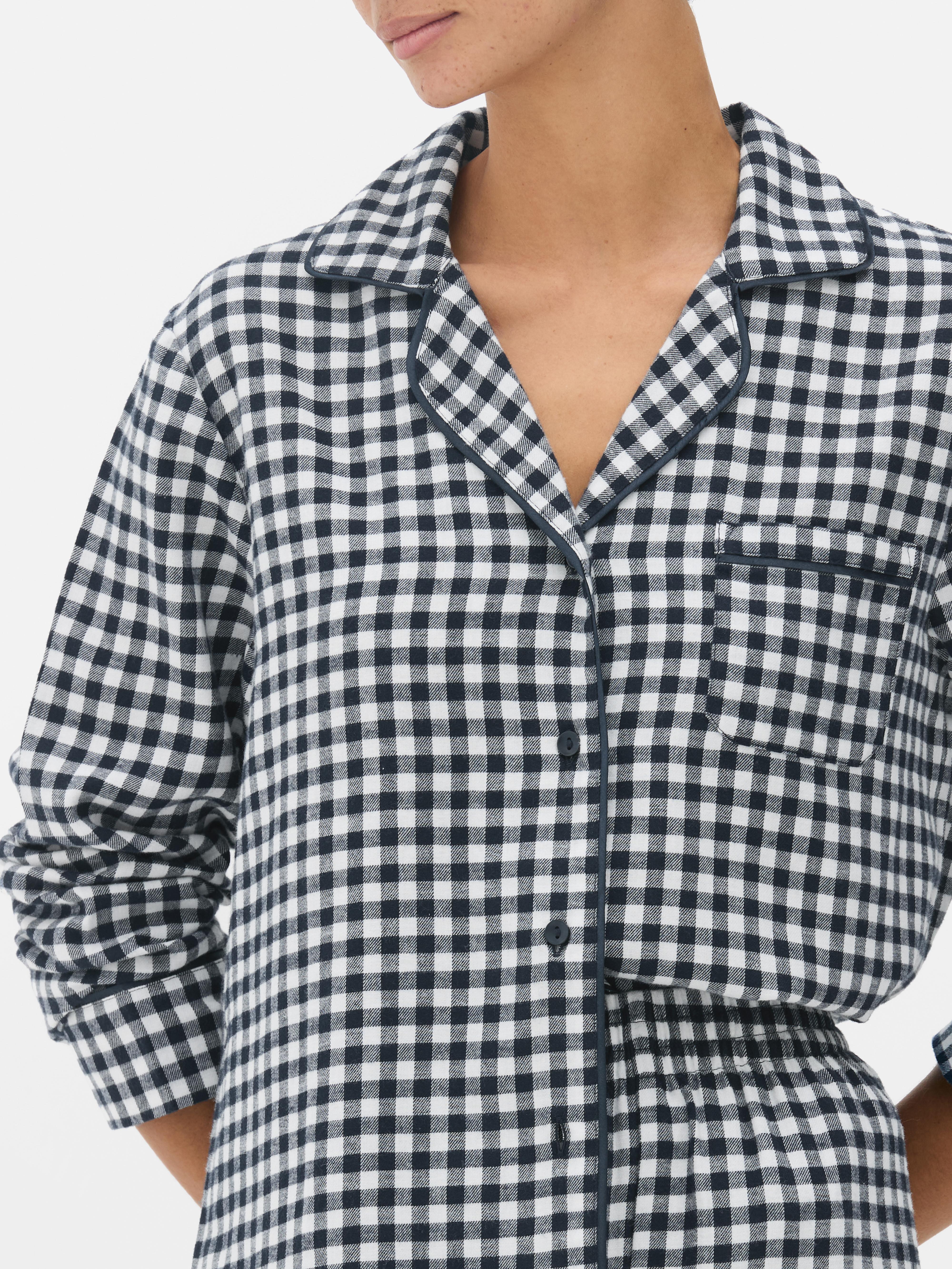 Patterned Boyfriend Pyjama Set