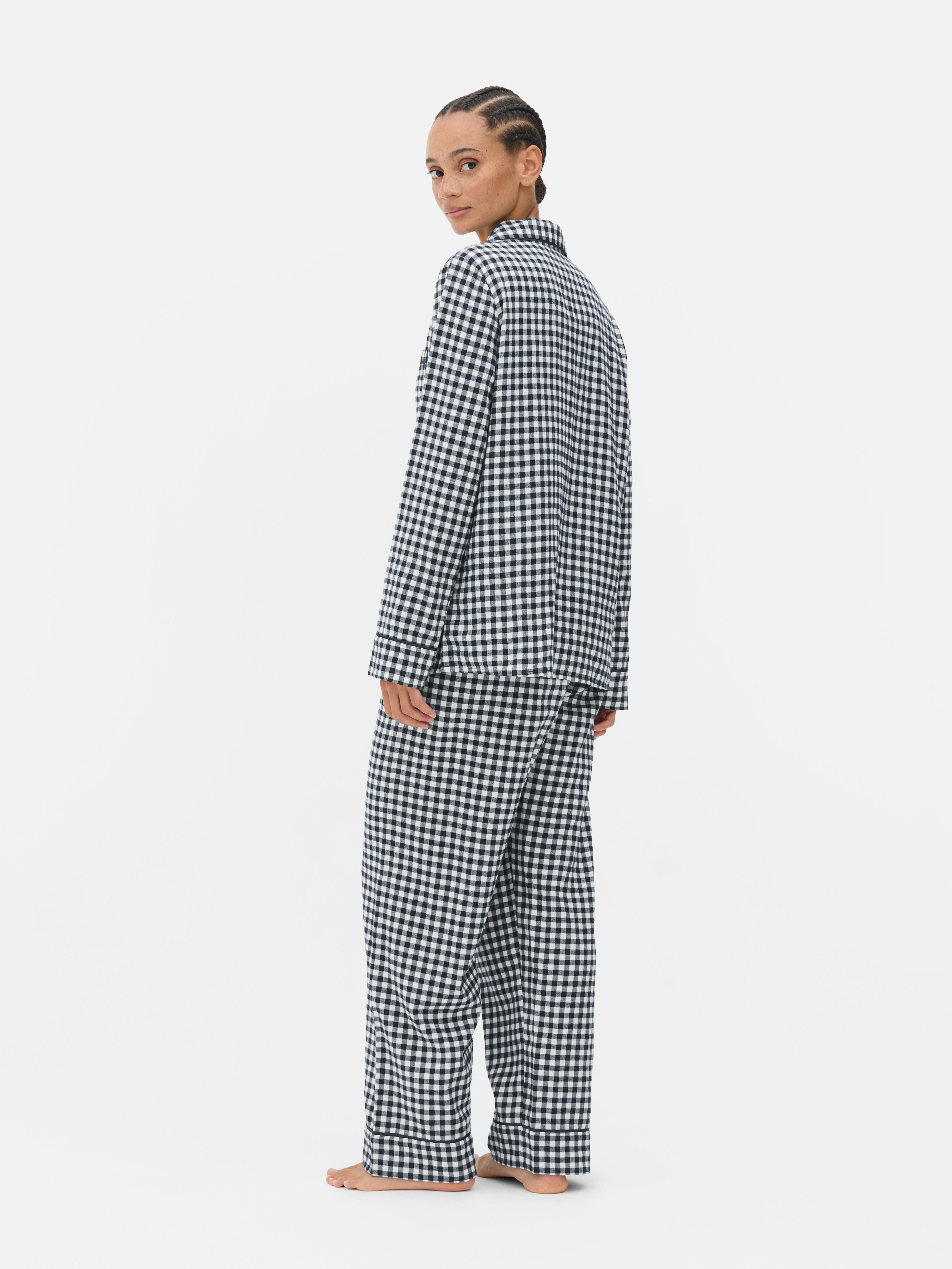 Patterned Boyfriend Pyjama Set