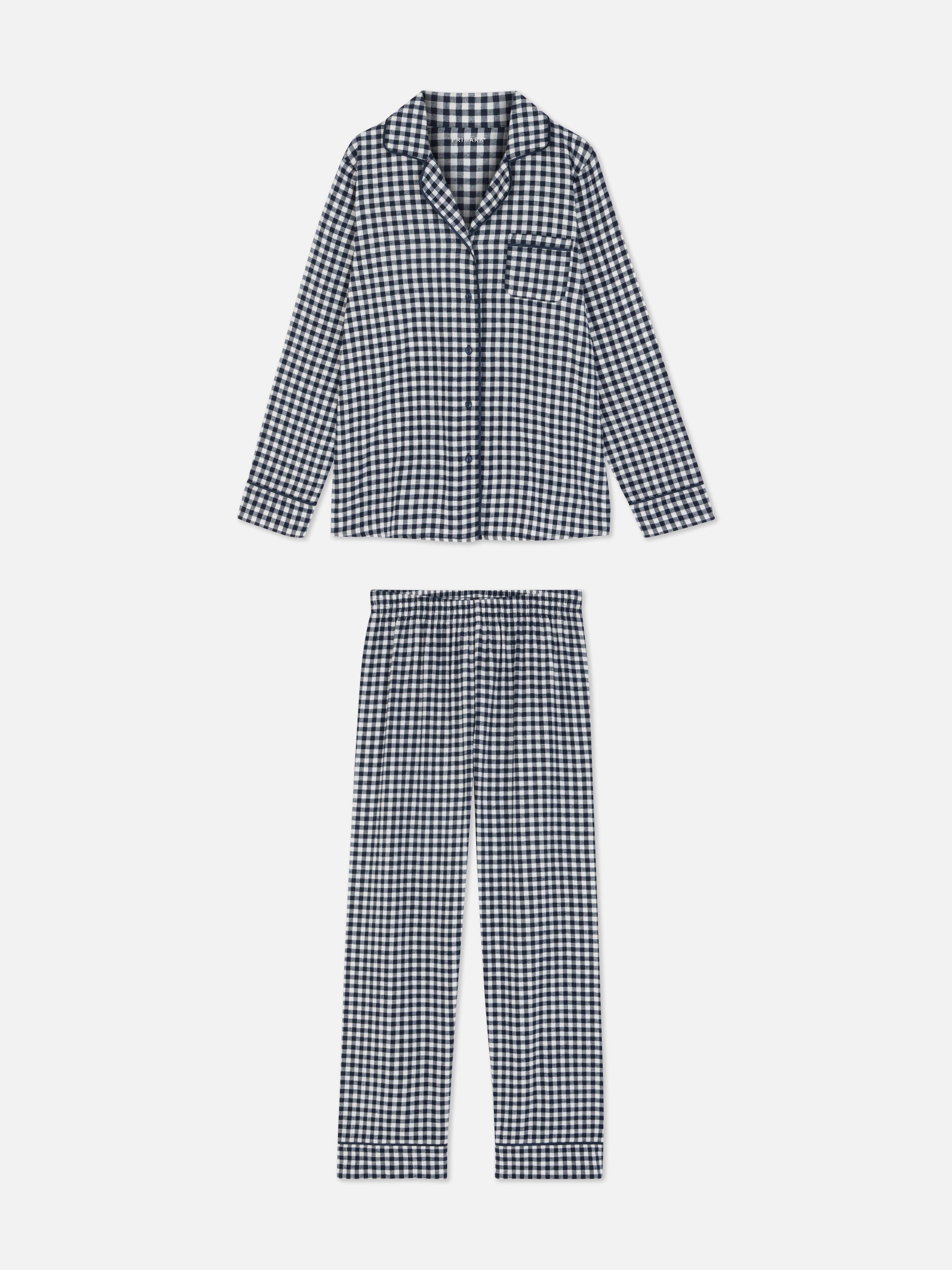 Patterned Boyfriend Pyjama Set