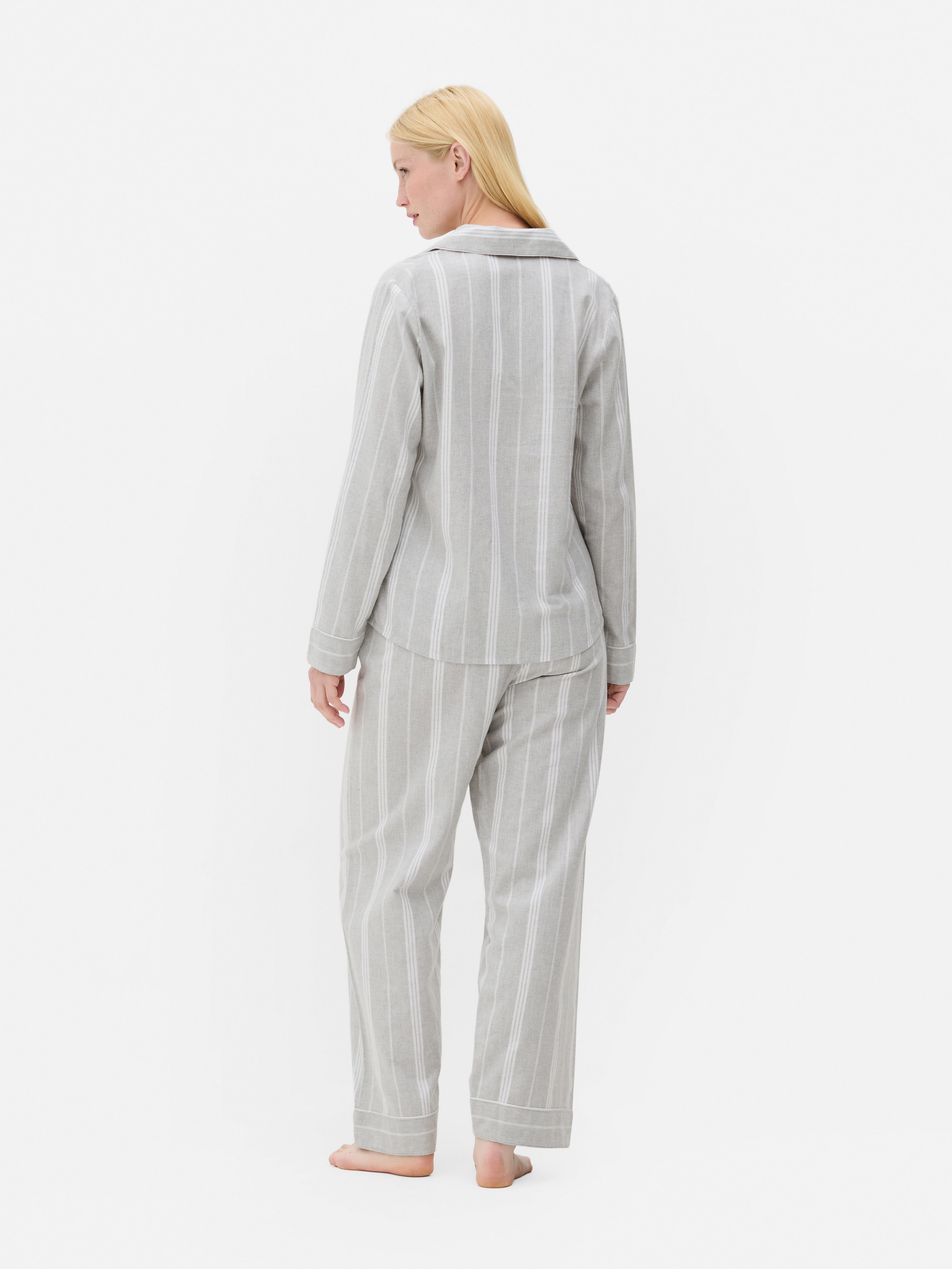 Pyjama coupe boyfriend à motifs