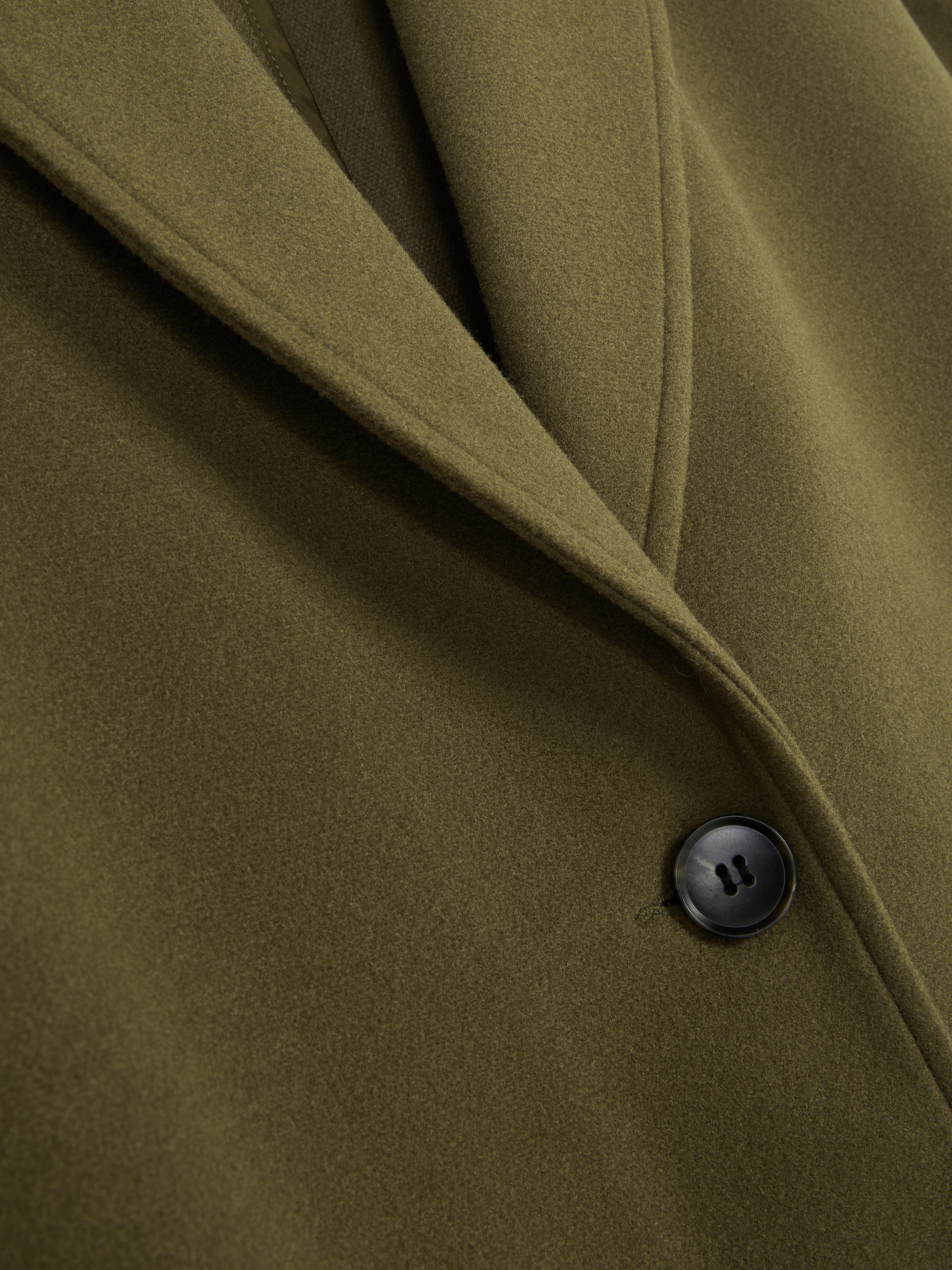 Manteau mi-long à boutonnage simple