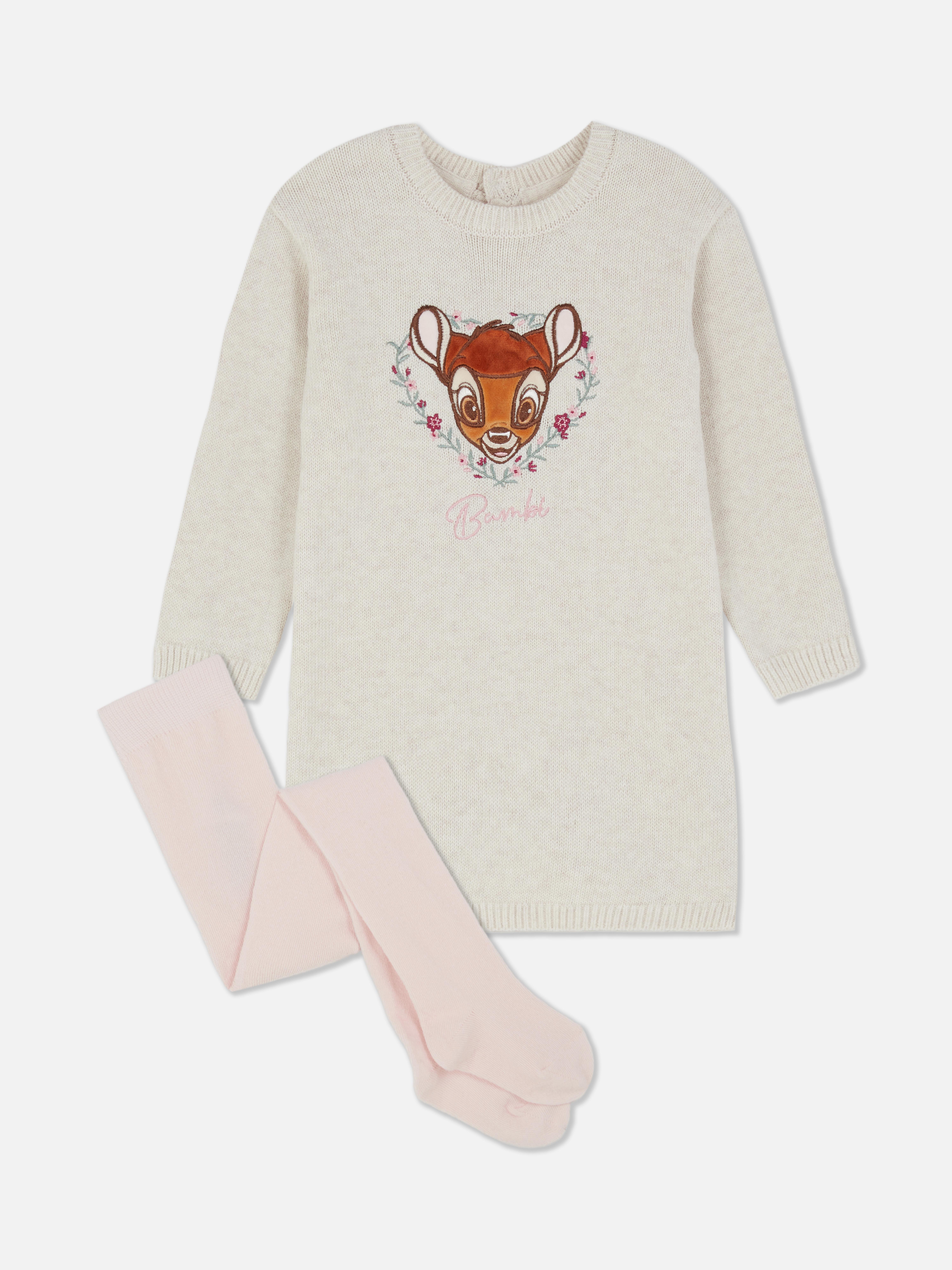 Disney’s Bambi Knit Dress and Tights Set