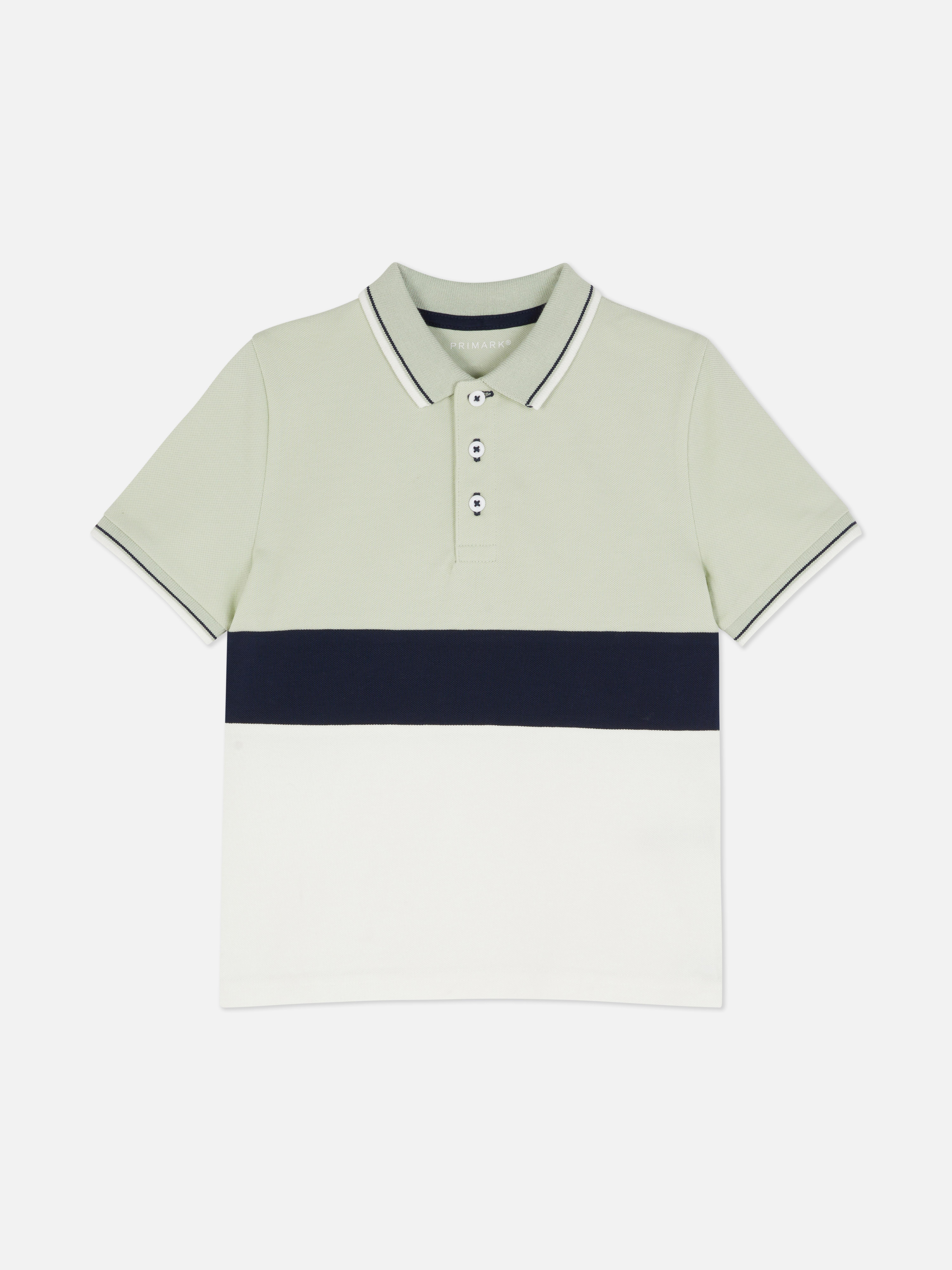 Color Block Polo