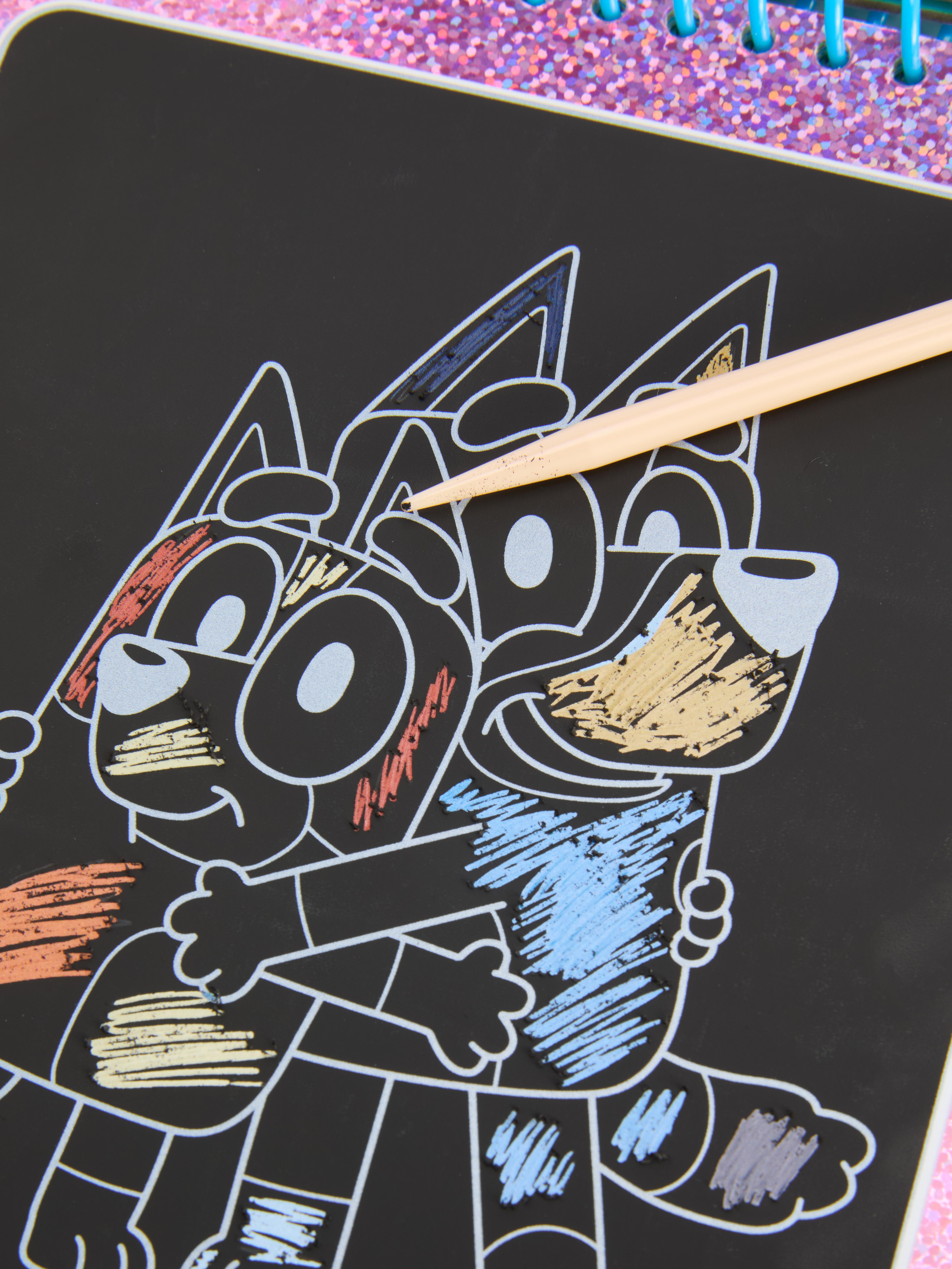 Carnet à gratter Bluey