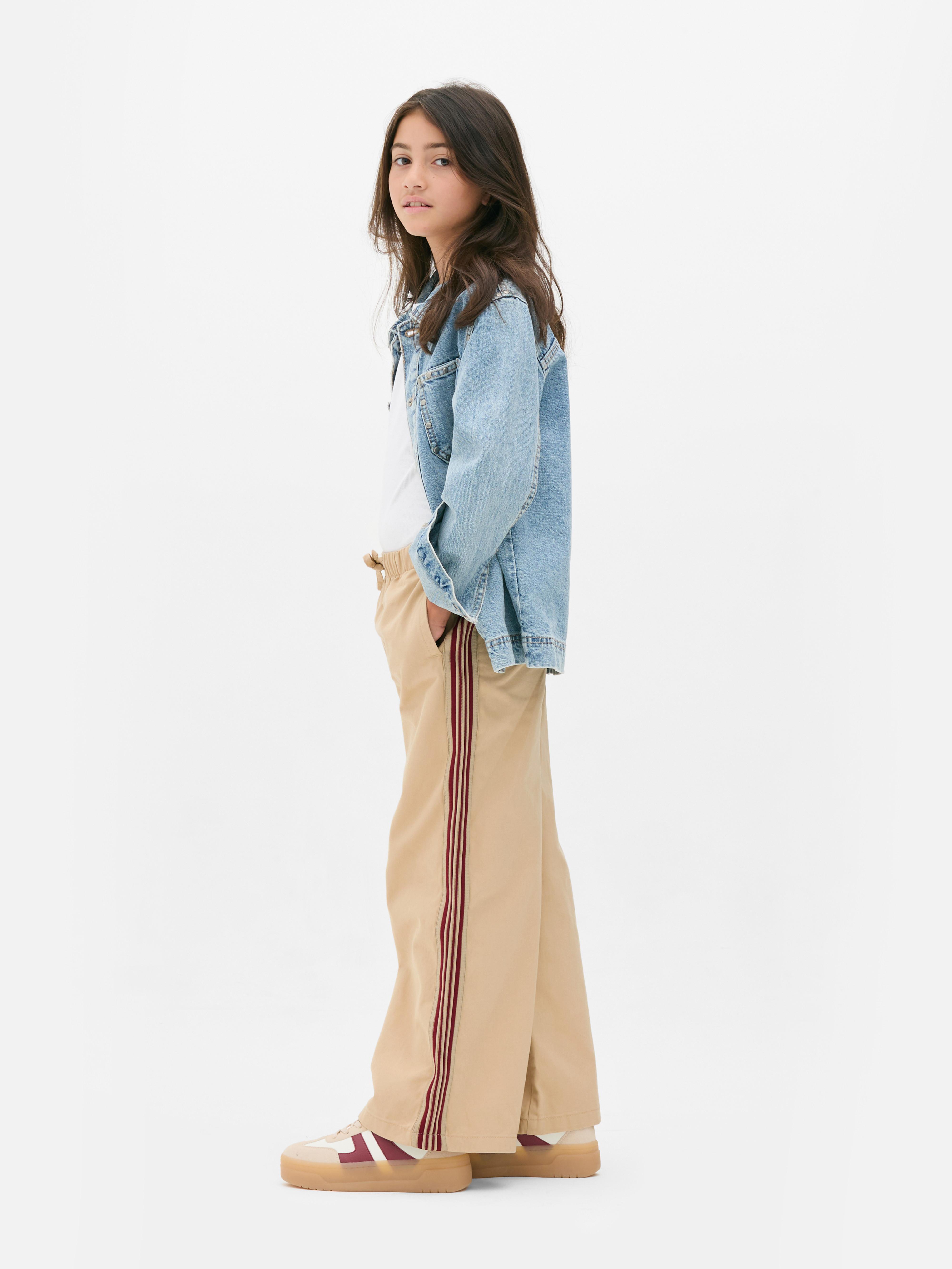 7-15 ans | Pantalon large à rayures latérales