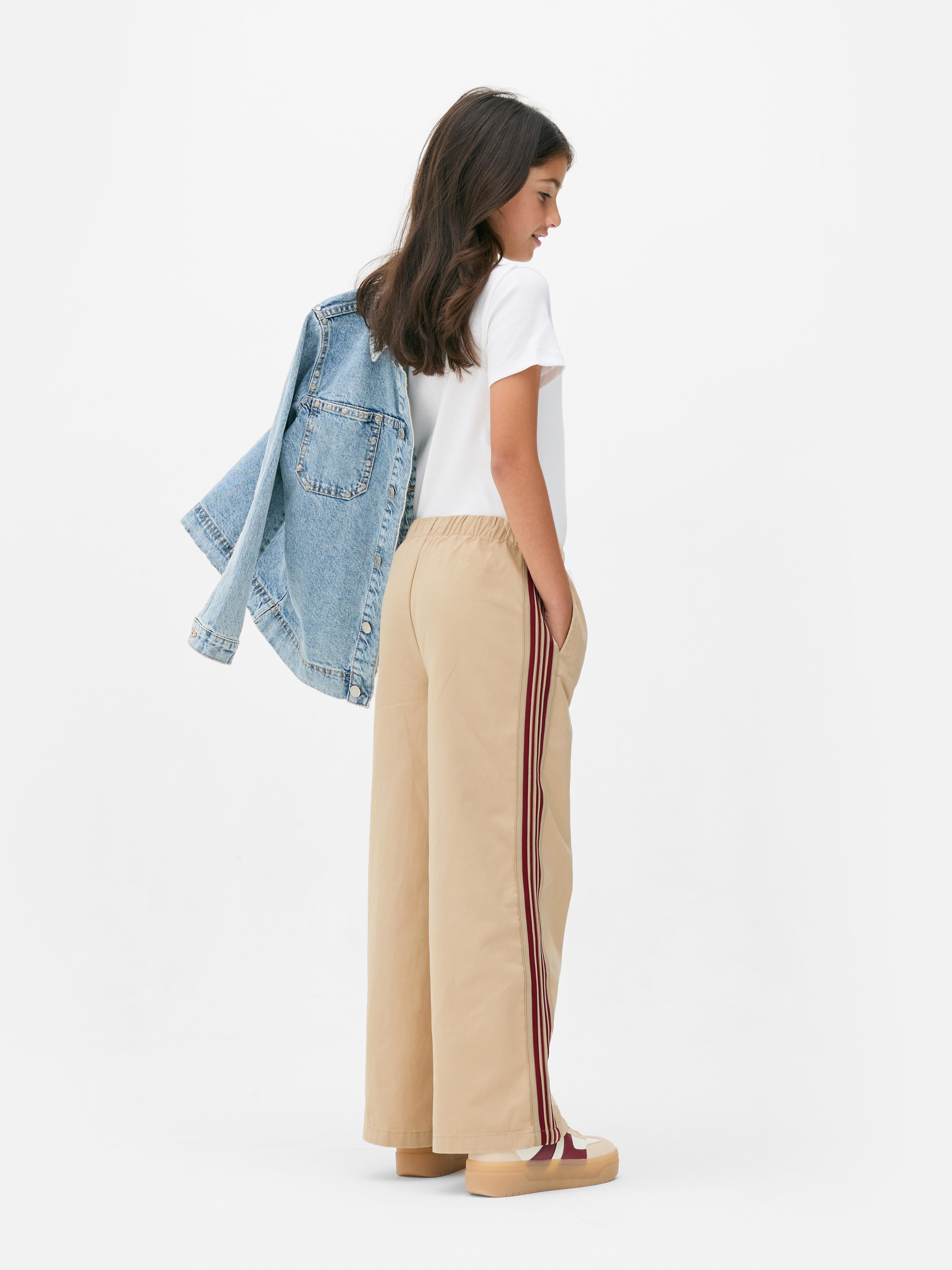 7-15 ans | Pantalon large à rayures latérales