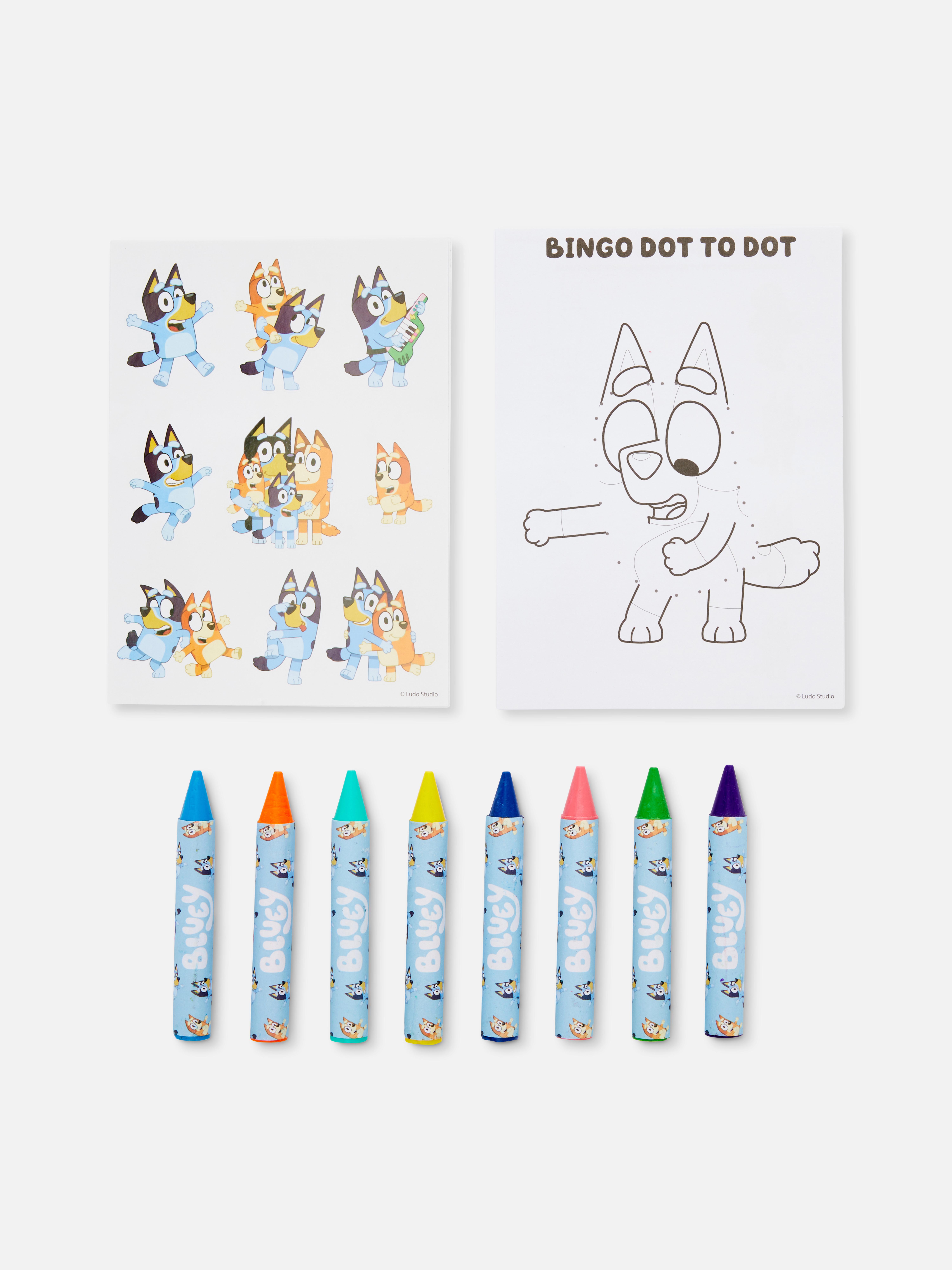 Tragbares „Bluey“ Mal- und Spielset