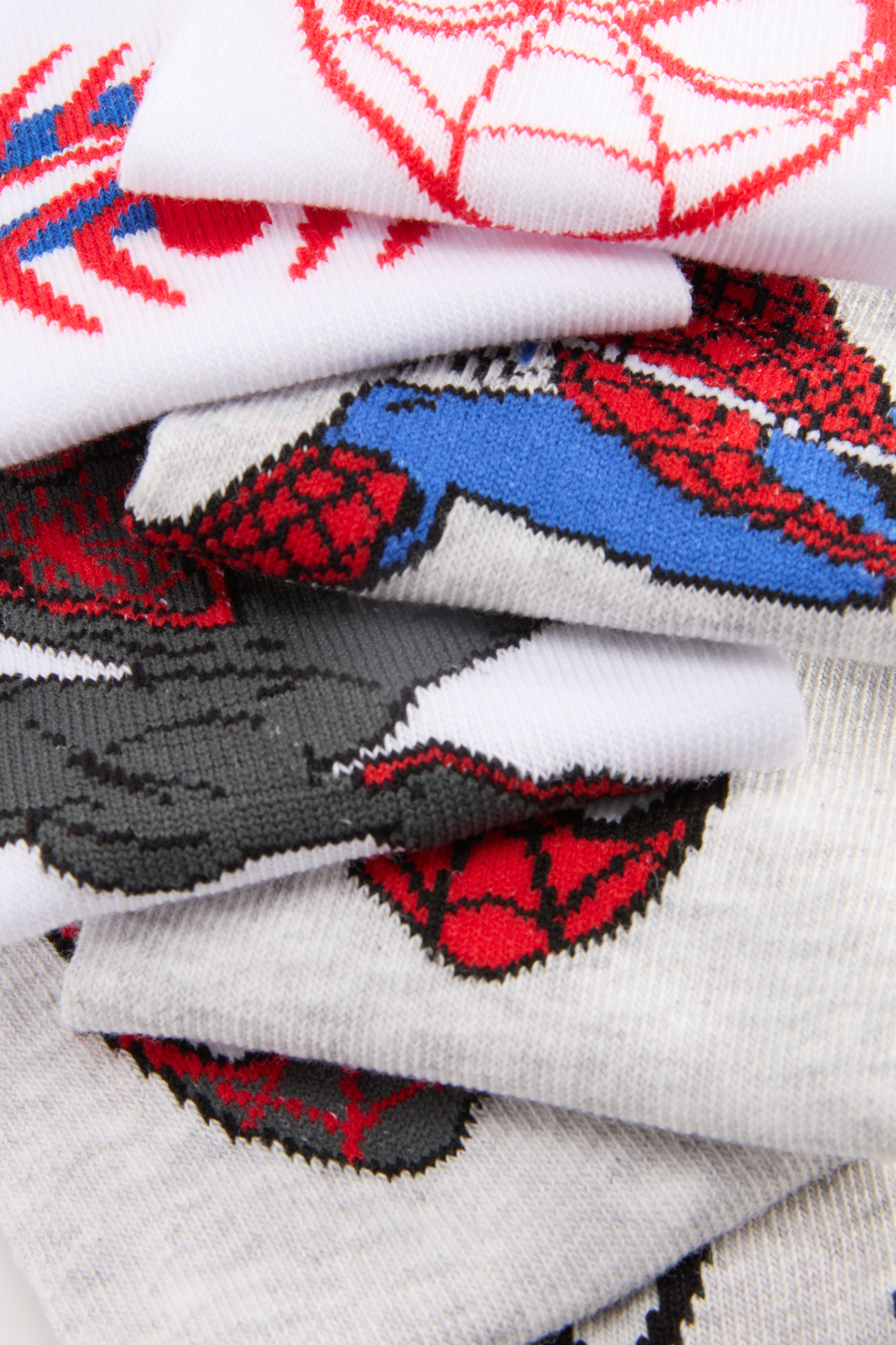 Enkelsokken Marvel Spider-Man, 7 paar