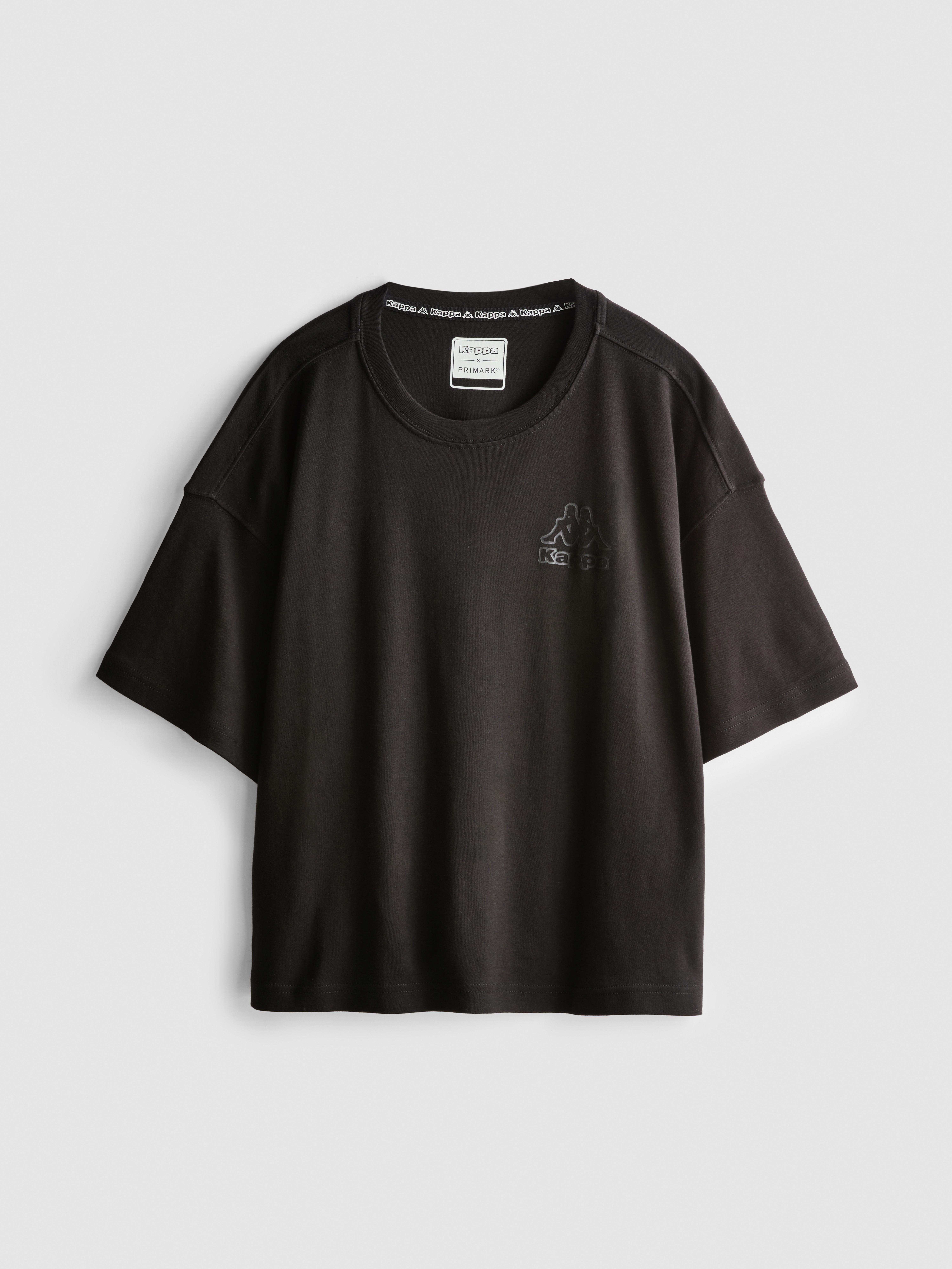 Gerade geschnittenes „Kappa“ T-Shirt mit Logo