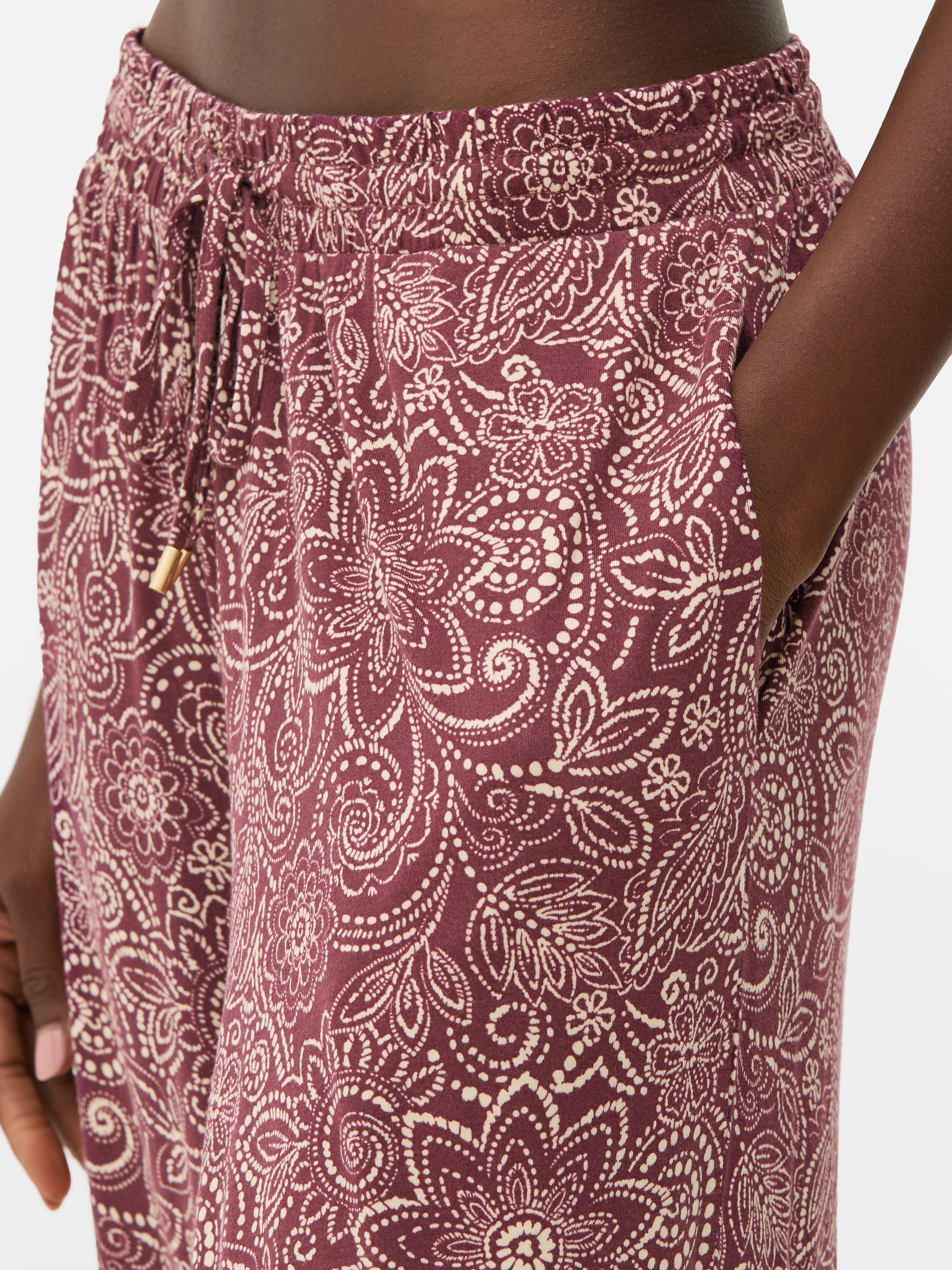 Printed Paisley Pyjama Bottoms