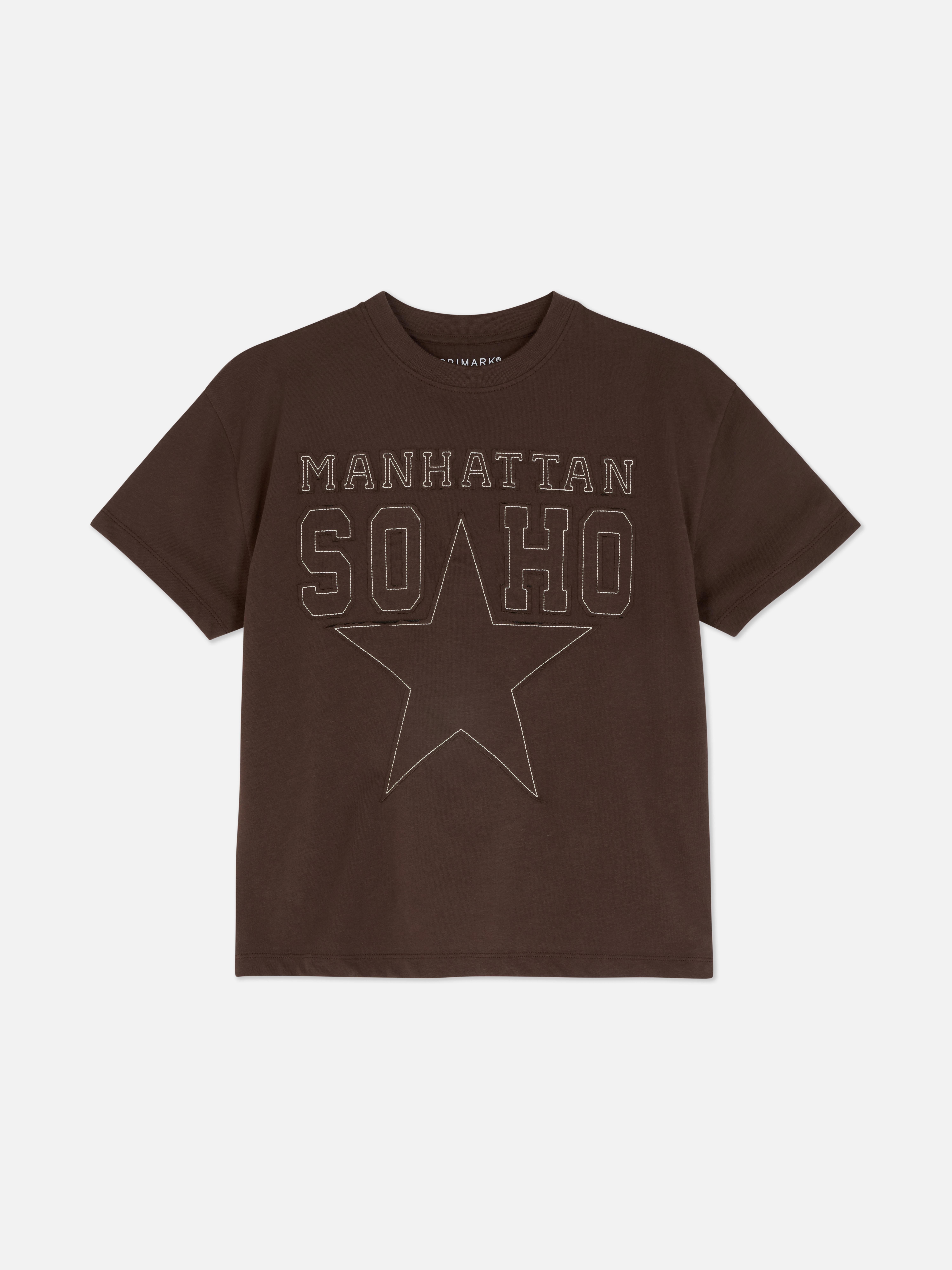 7–15 Jahre | Oversized-T-Shirt mit Sternengrafik
