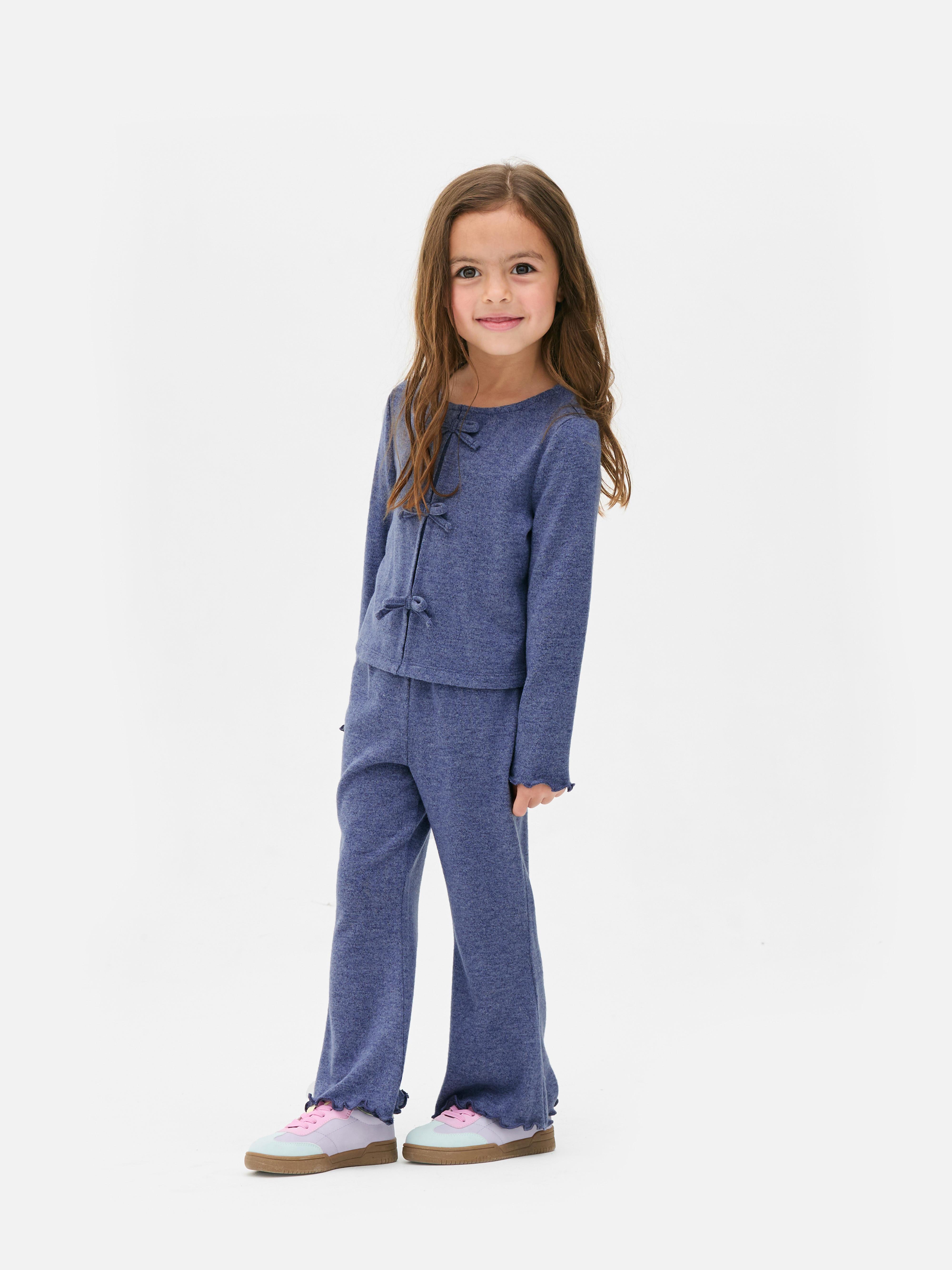 Ensemble t-shirt à nœud et legging évasé