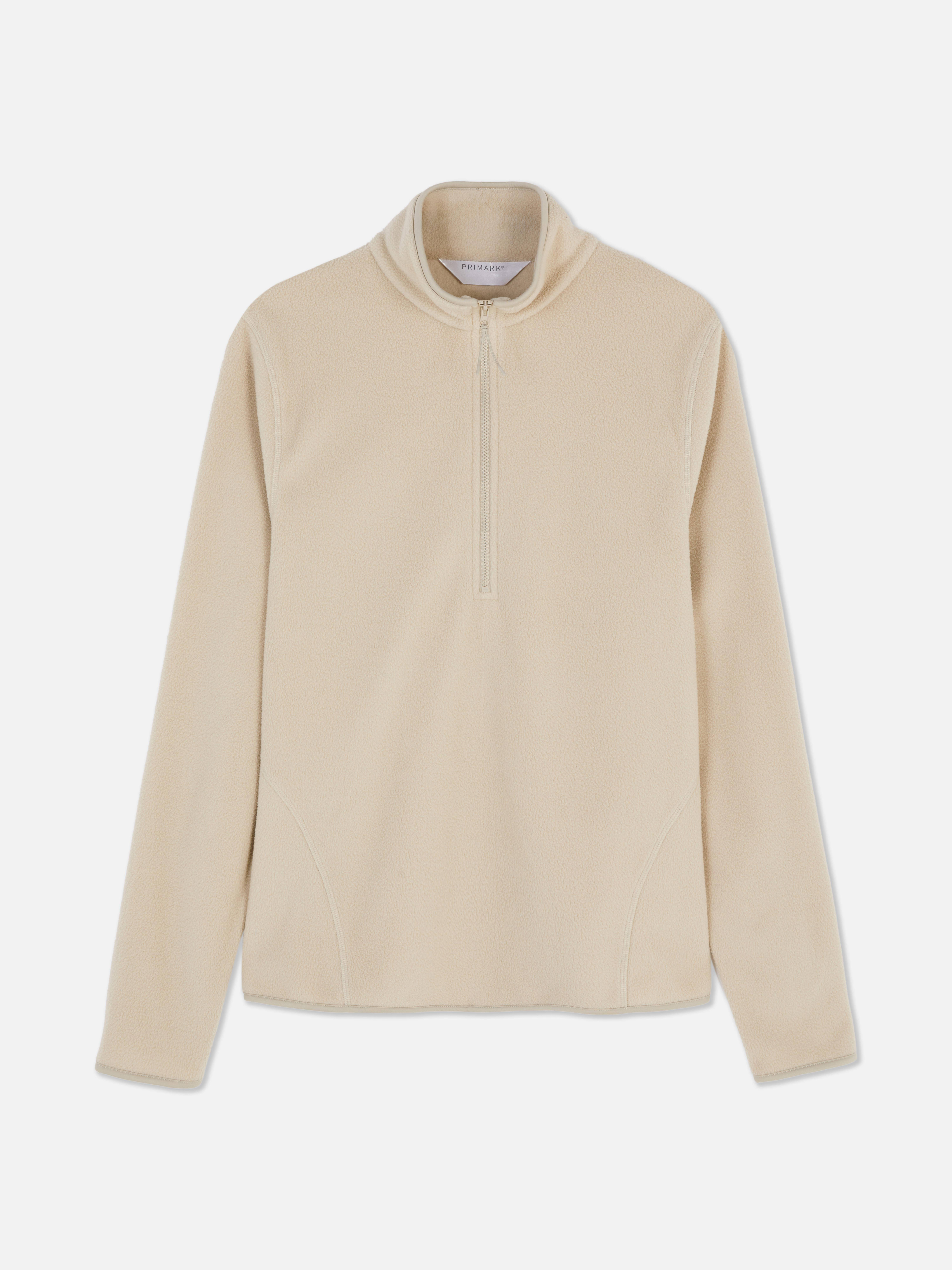 Fleece met halve rits