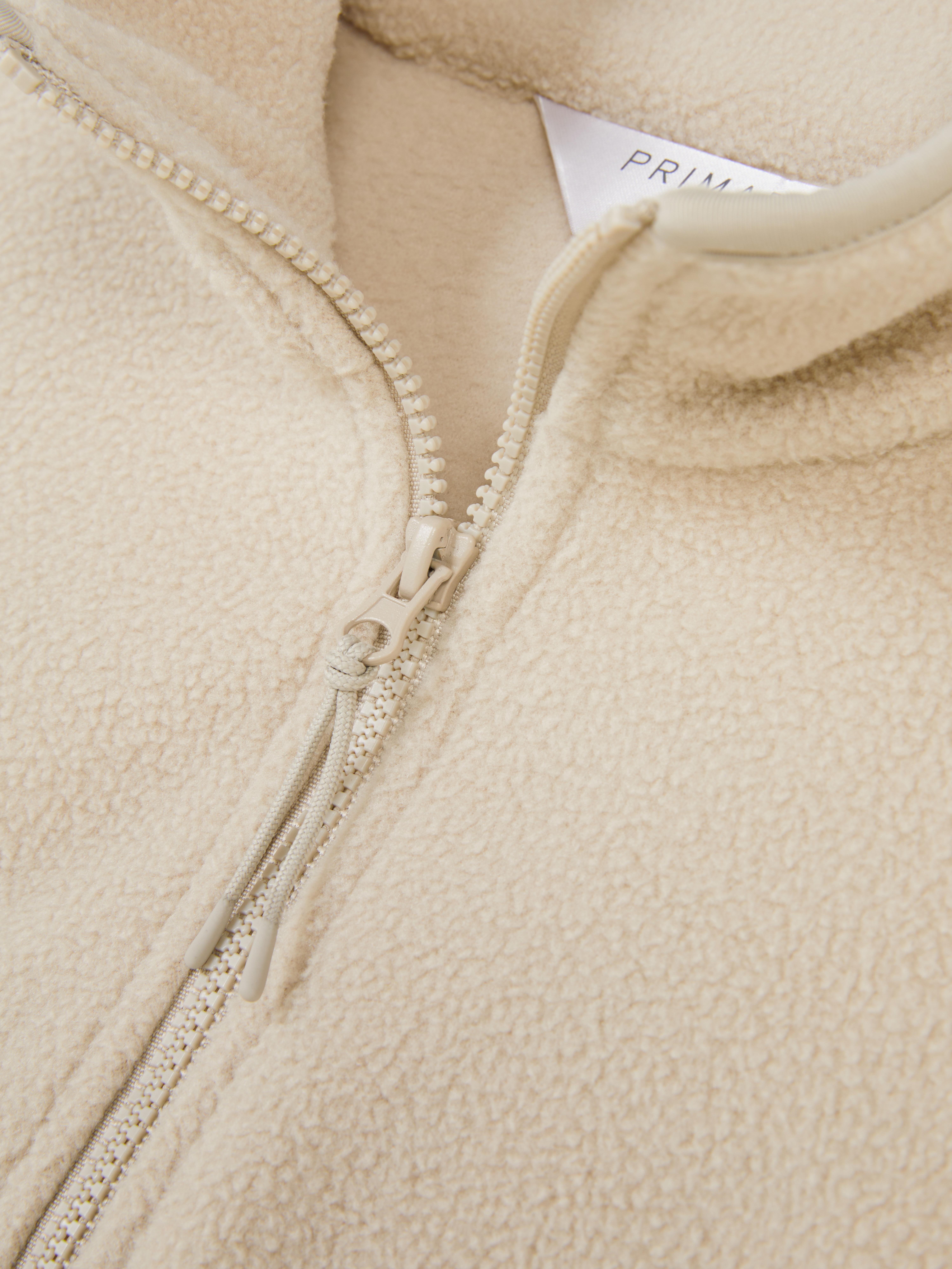 Fleece met halve rits